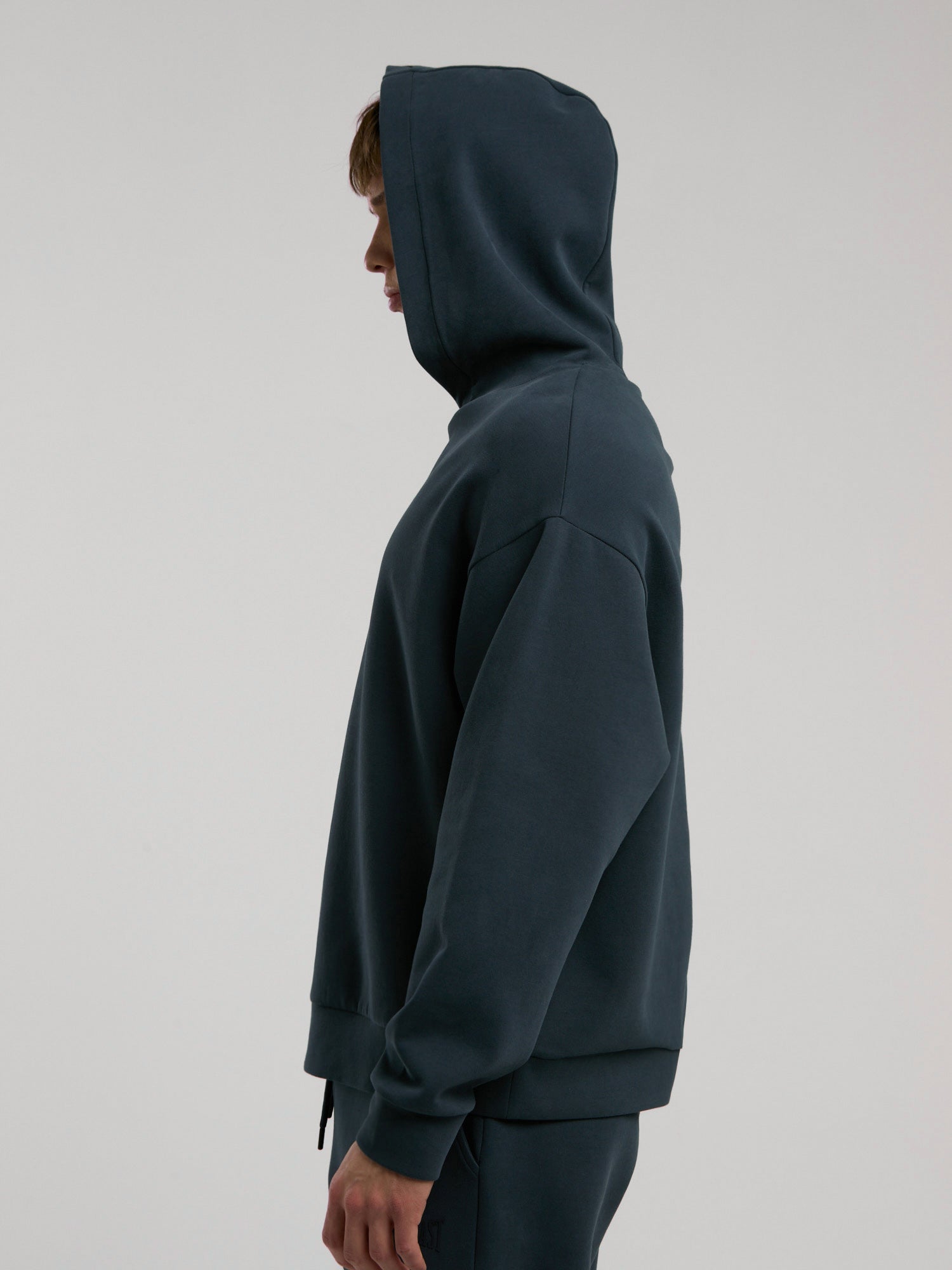 Ever Relaxed Comfort Kapüşonlu Antrasit Erkek Sweatshirt - 5