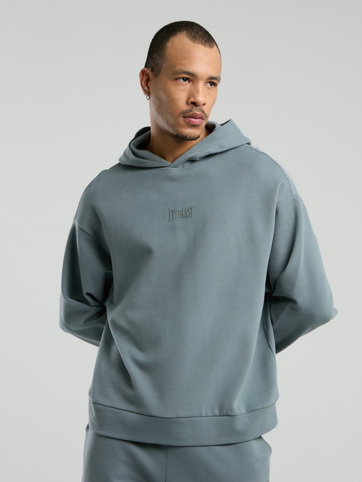Ever Relaxed Comfort Kapüşonlu Gri Erkek Sweatshirt - 3