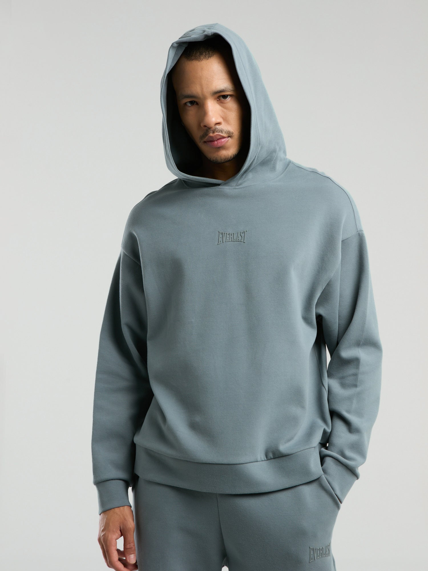 Ever Relaxed Comfort Kapüşonlu Gri Erkek Sweatshirt - 4