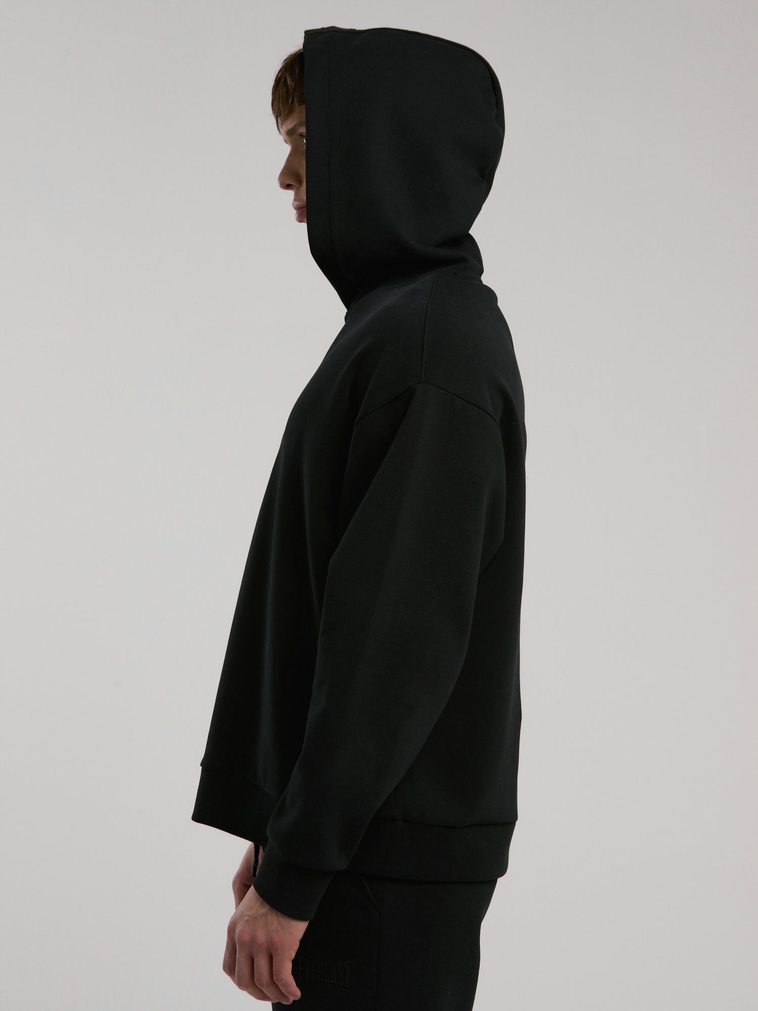 Ever Relaxed Comfort Kapüşonlu Siyah Erkek Sweatshirt - 4