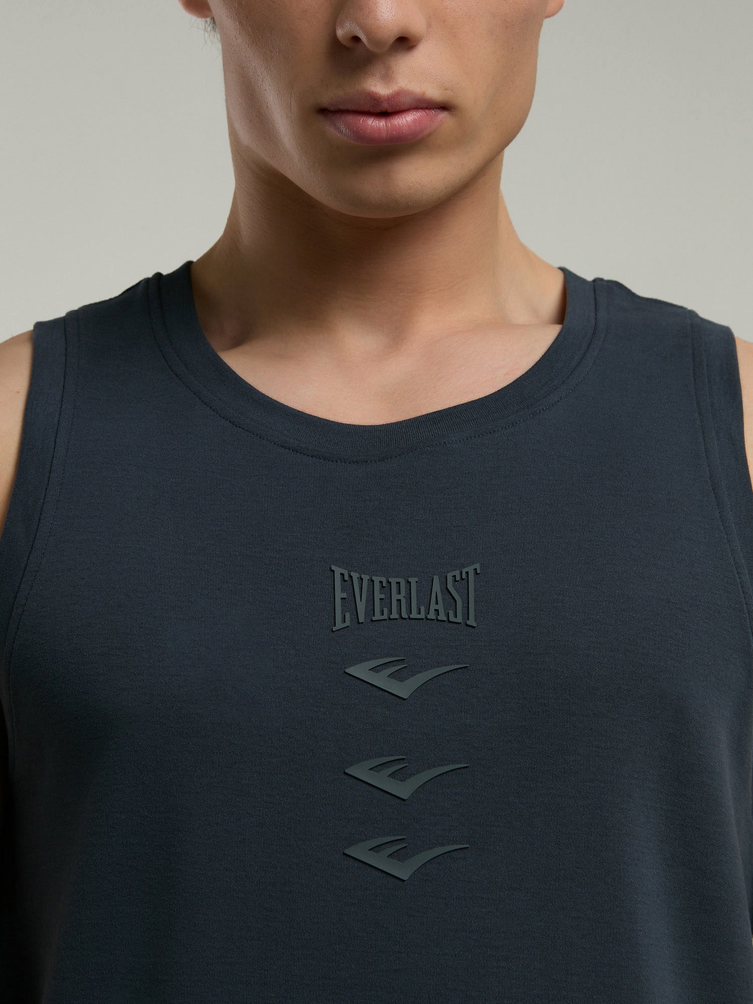 Ever Relaxed Regular Kolsuz Antrasit Erkek Tişört - 5