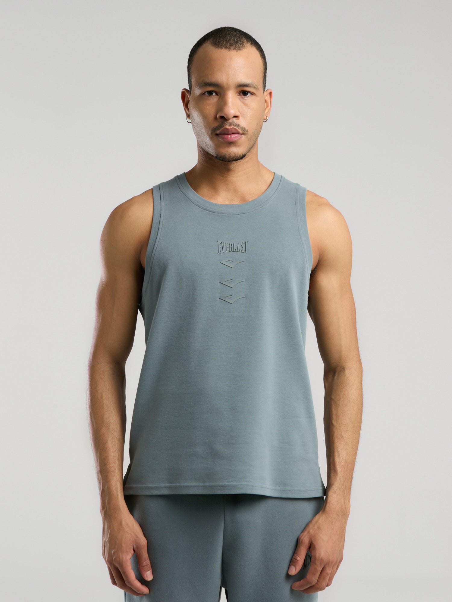 Ever Relaxed Regular Kolsuz Gri Erkek Tişört