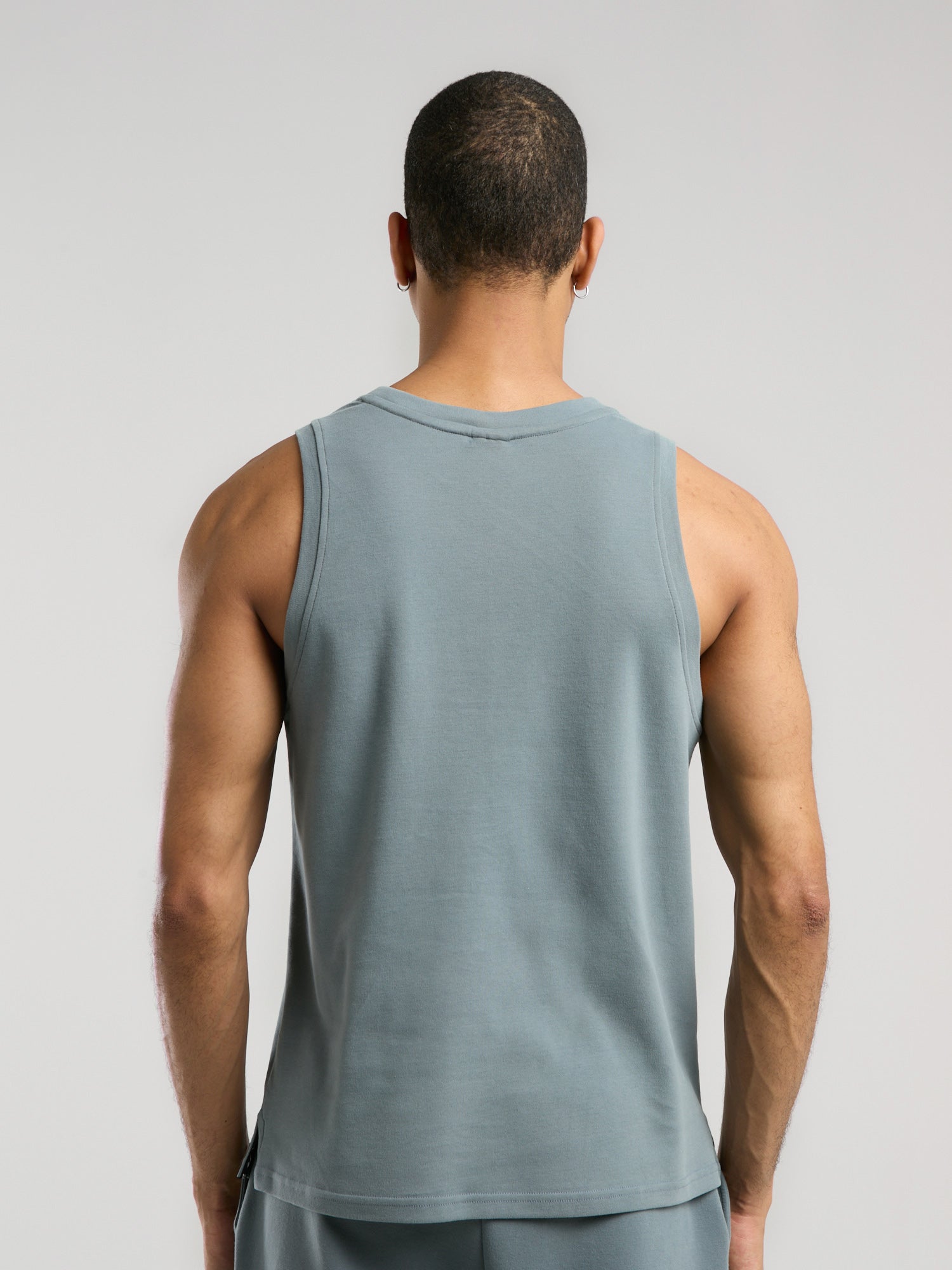 Ever Relaxed Regular Kolsuz Gri Erkek Tişört - 3