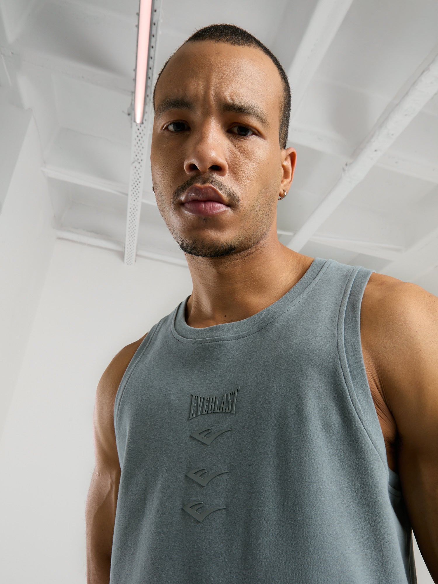 Ever Relaxed Regular Kolsuz Gri Erkek Tişört - 6