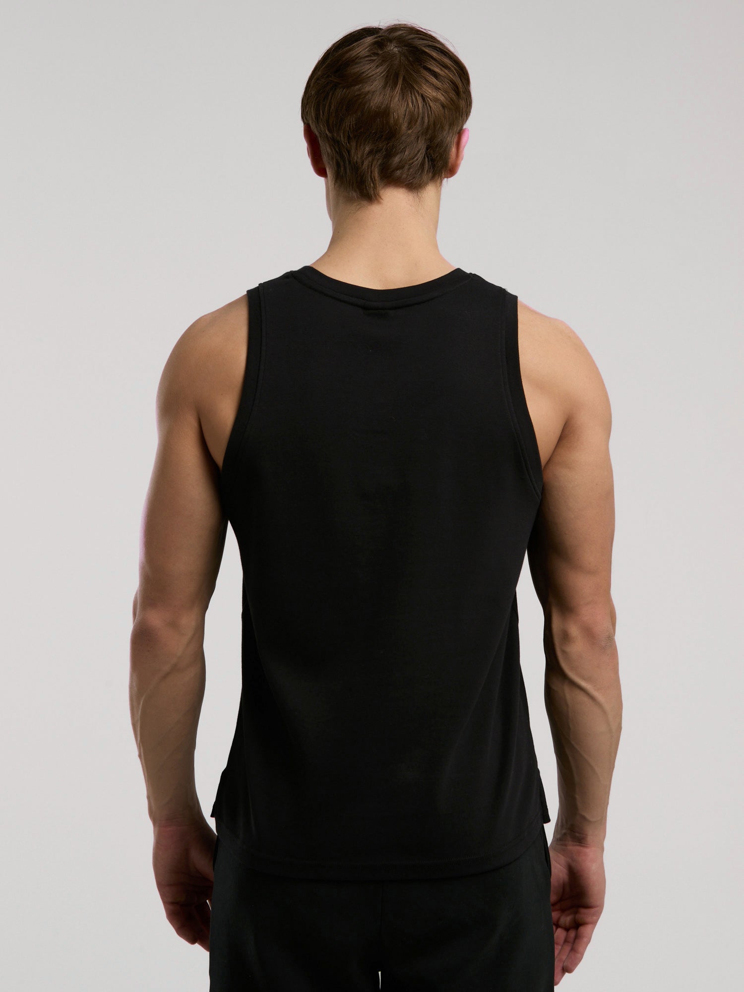 Ever Relaxed Regular Kolsuz Siyah Erkek Tişört - 3