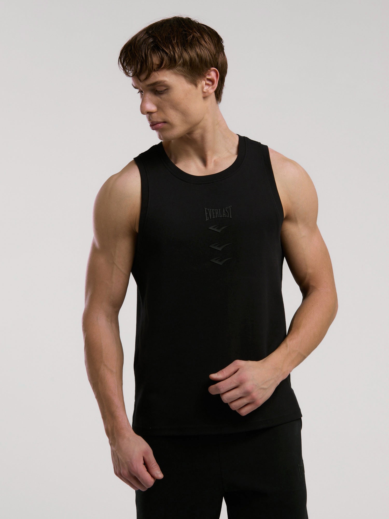 Ever Relaxed Regular Kolsuz Siyah Erkek Tişört - 4