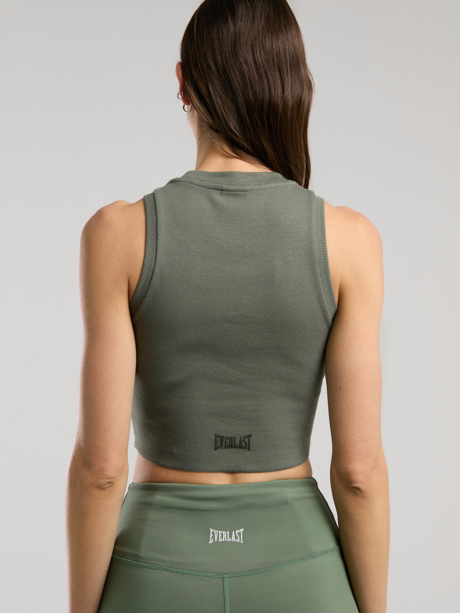 Ever Relaxed Rib Haki Kadın Atlet - 3