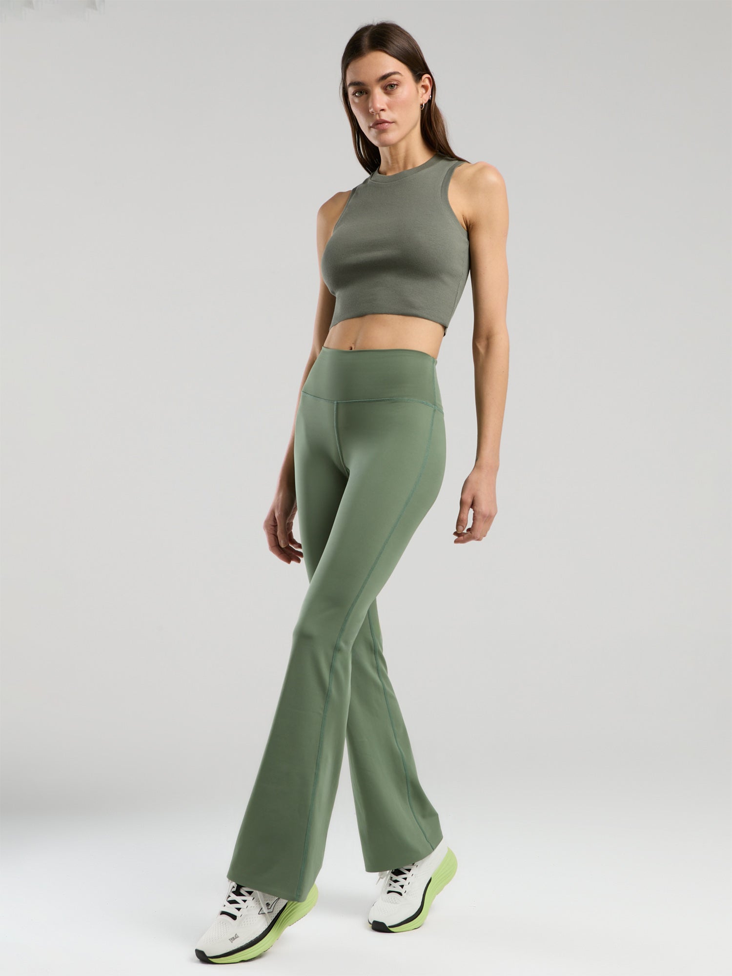 Ever Relaxed Rib Haki Kadın Atlet - 6