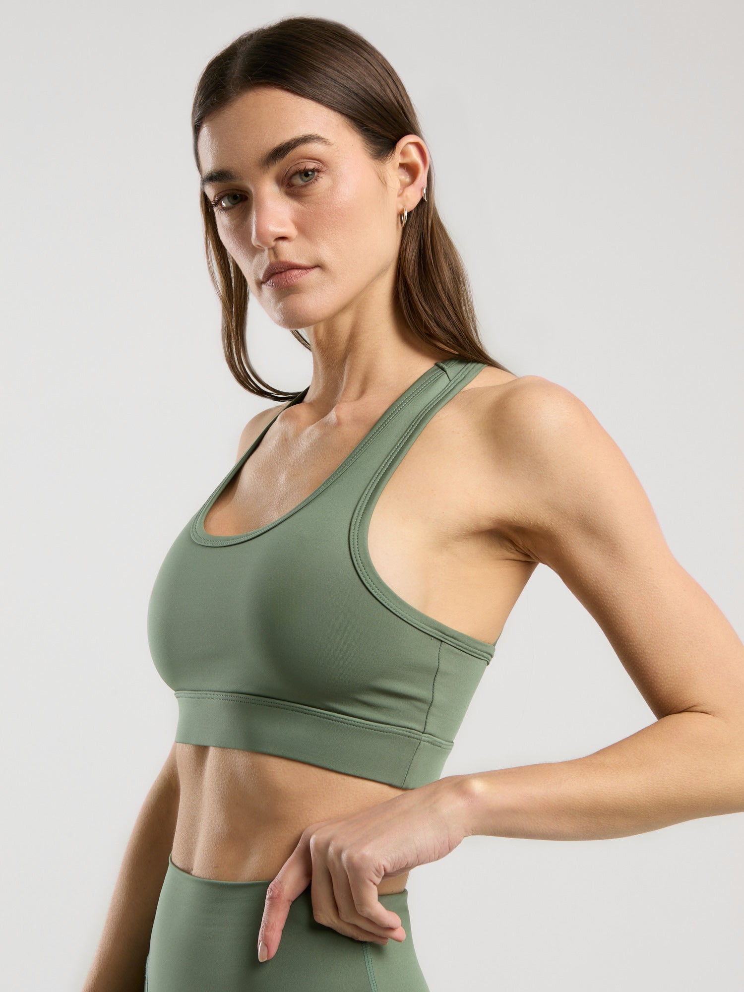 Everfit Training Essentials Haki Kadın Cross Back Sporcu Sütyeni - 6