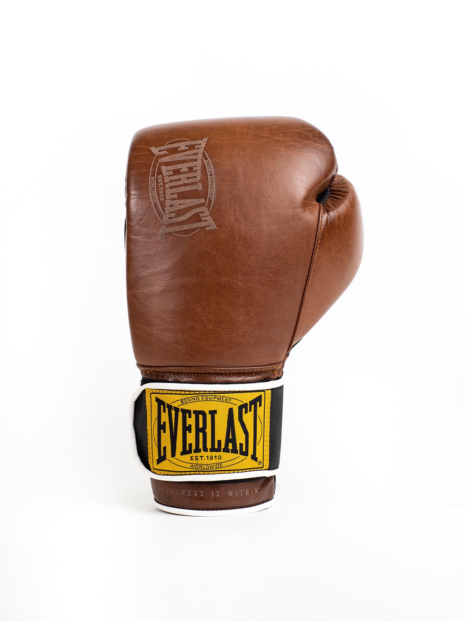 Everlast 1910 Classic 14oz Training Gloves Kahverengi Boks Eldiveni - 3