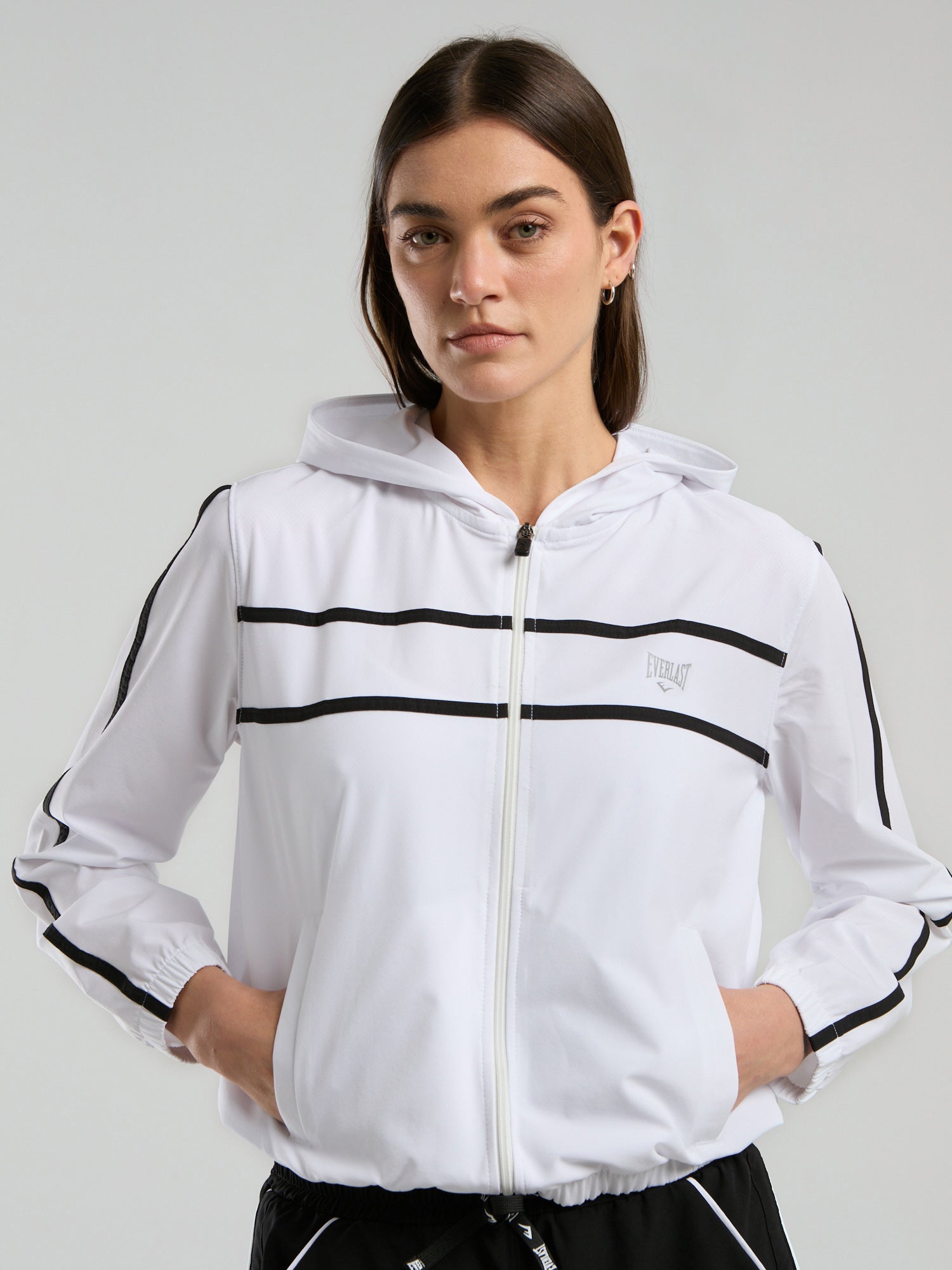 Everlast 1910 Training Wmn Beyaz Kadın Kapüşonlu Sweatshirt - 3