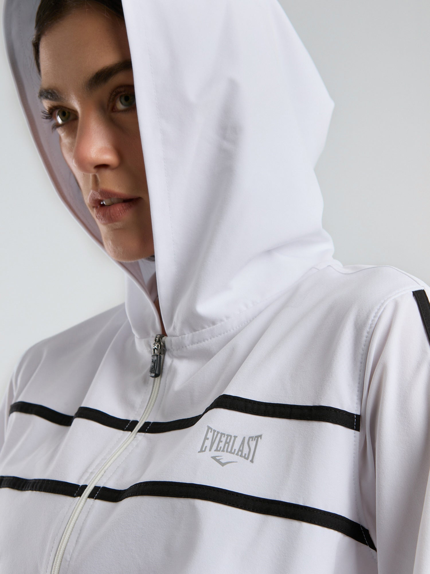 Everlast 1910 Training Wmn Beyaz Kadın Kapüşonlu Sweatshirt - 5