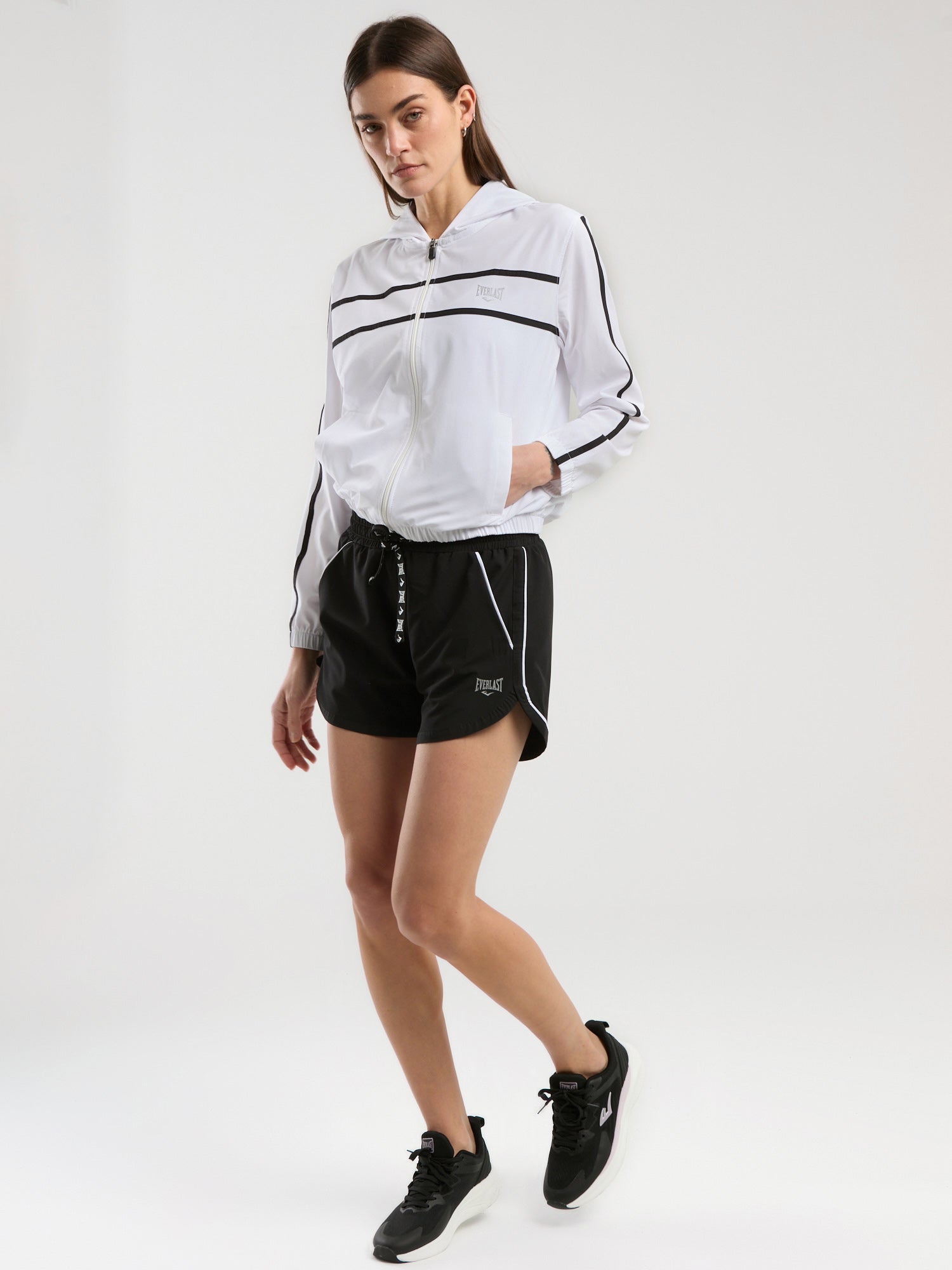 Everlast 1910 Training Wmn Beyaz Kadın Kapüşonlu Sweatshirt - 7