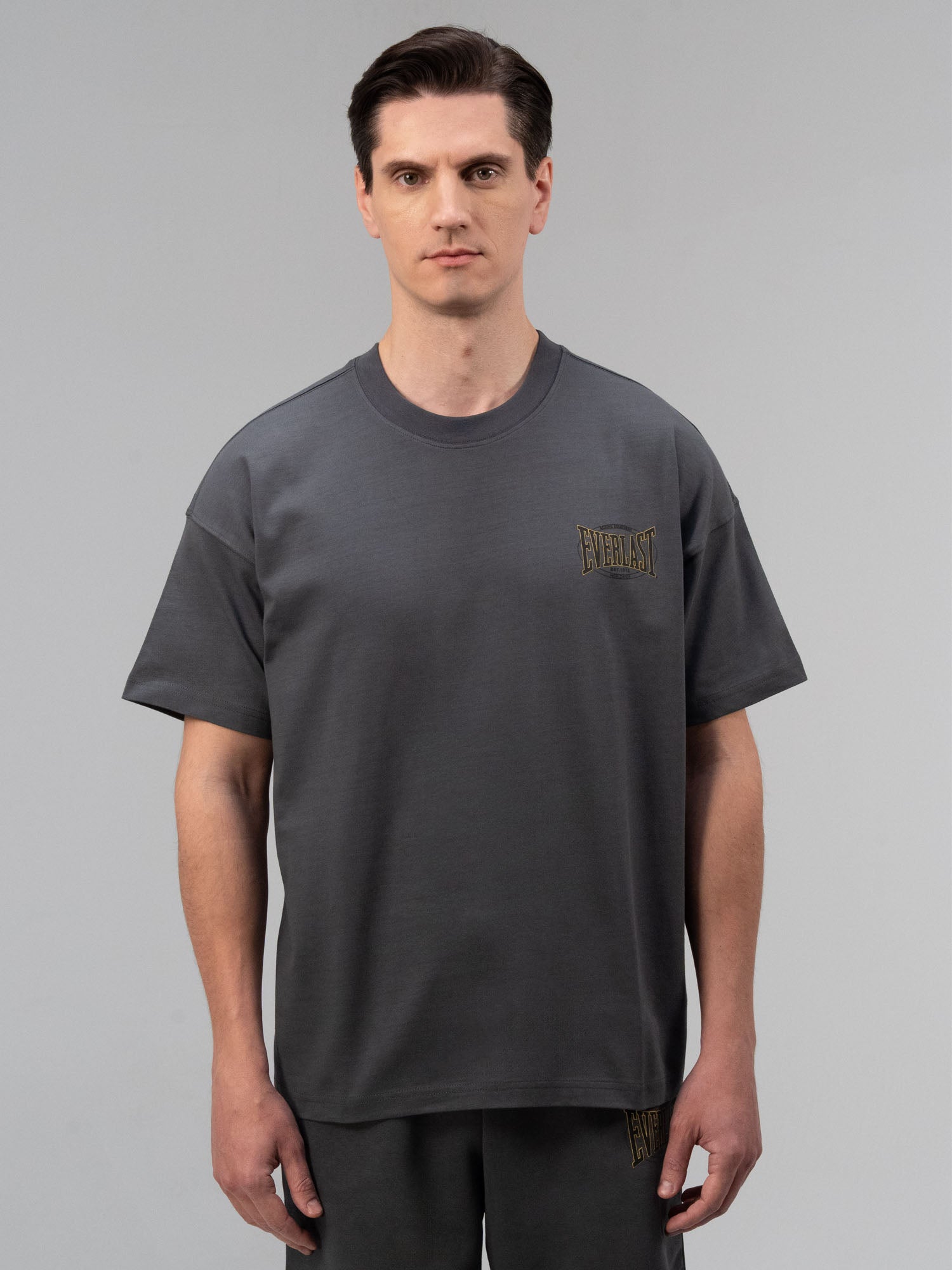 Everlast Authentic Boxing 2.0 Oversize Füme Erkek Tişört