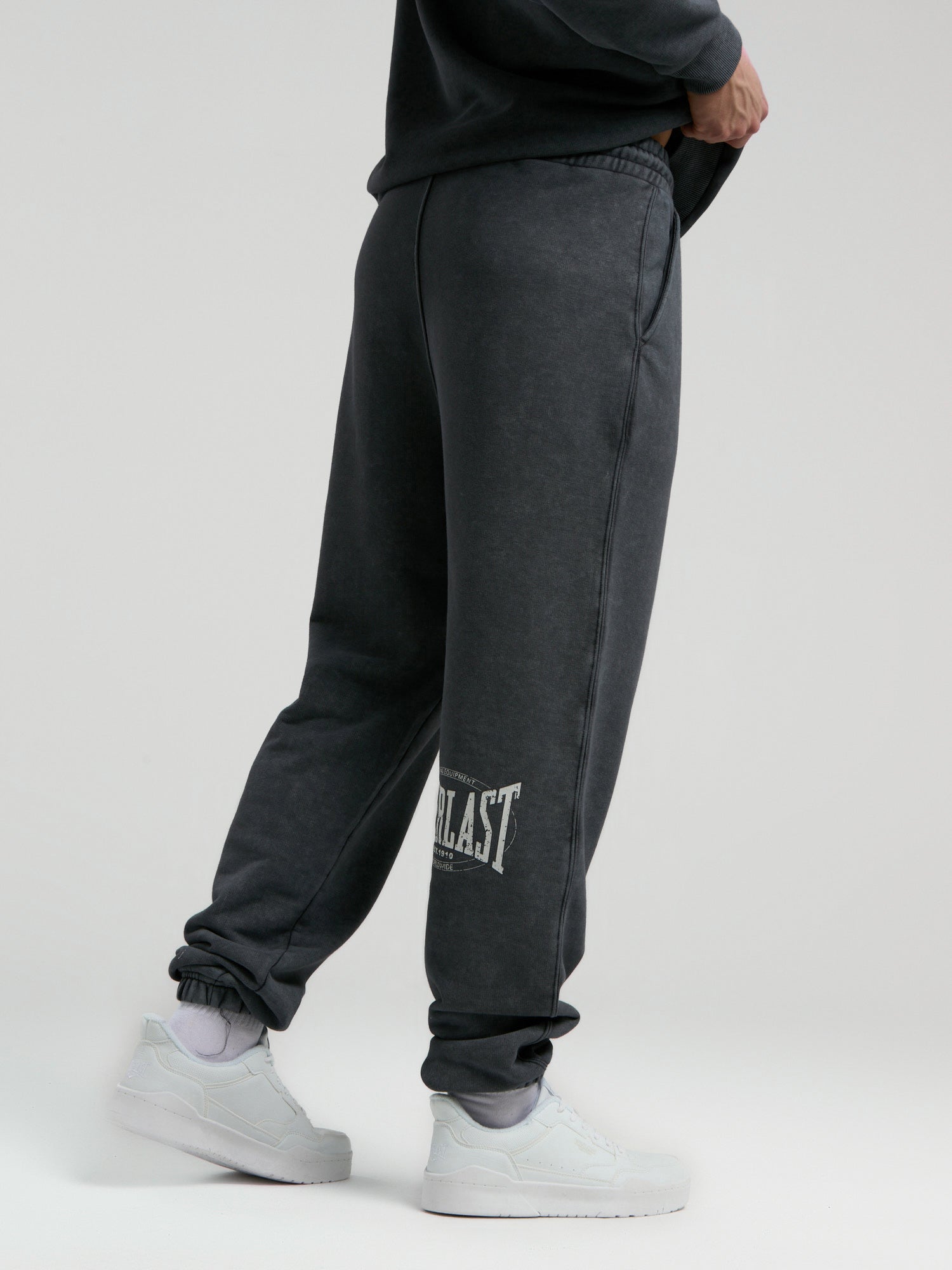 Everlast Authentic Boxing Oversize Antrasit Erkek Eşofman Altı - 6