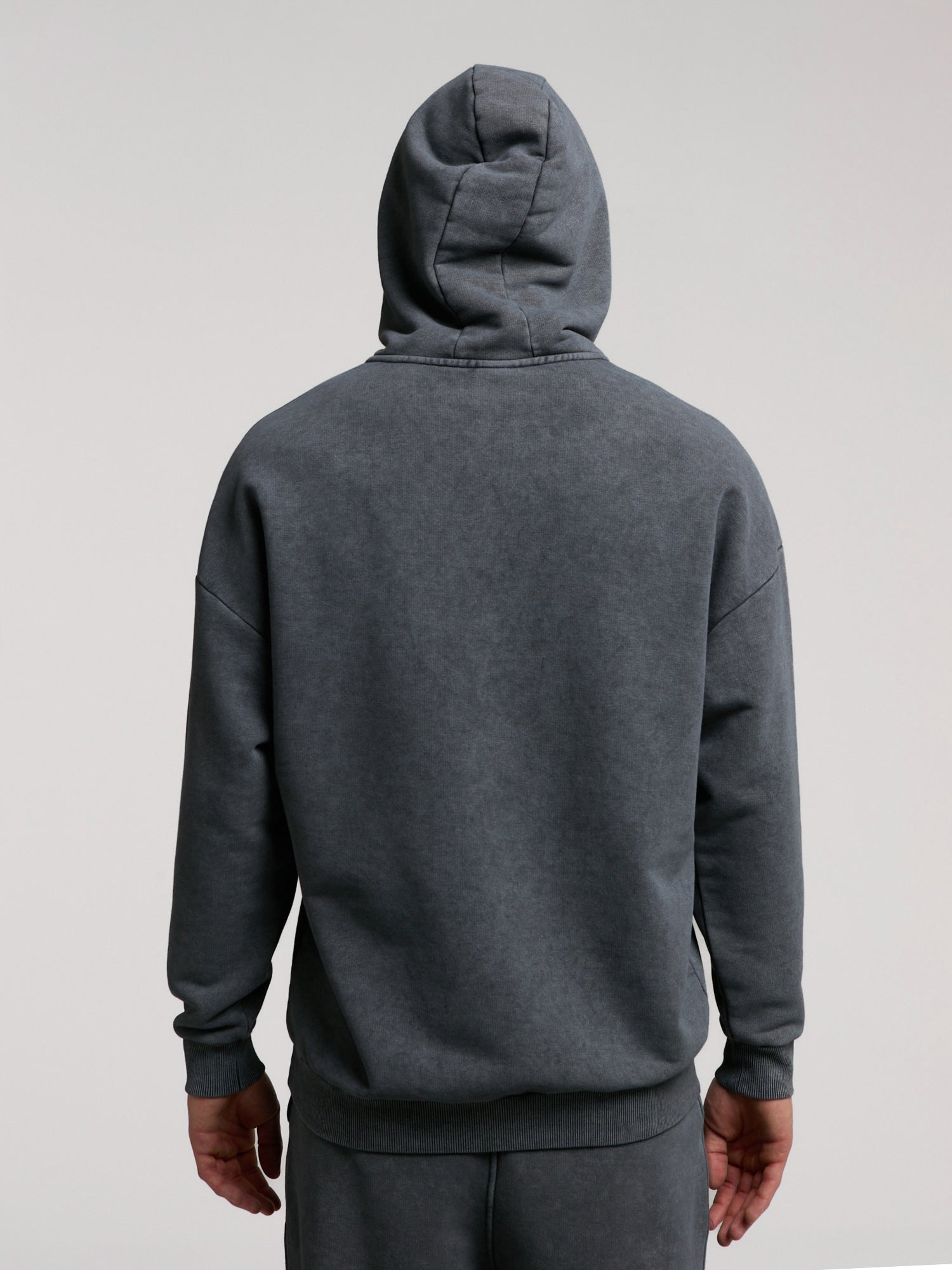 Everlast Authentic Boxing Oversize Antrasit Erkek Kapüşonlu Sweatshirt - 5