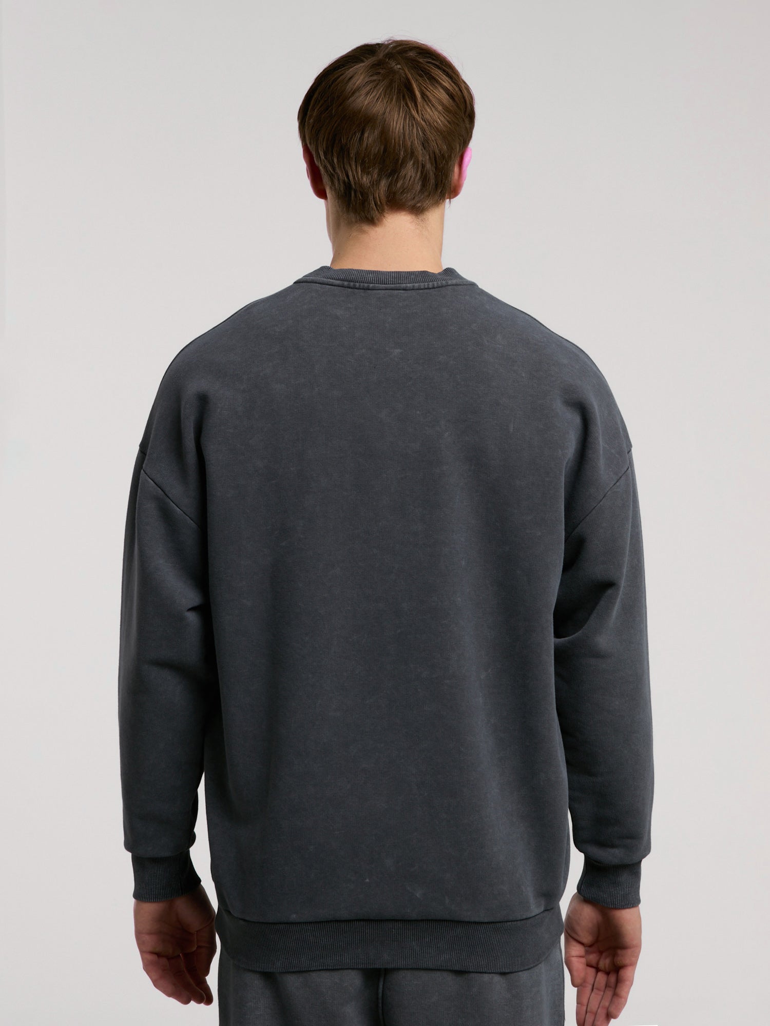 Everlast Authentic Boxing Oversize Antrasit Erkek Sweatshirt - 6