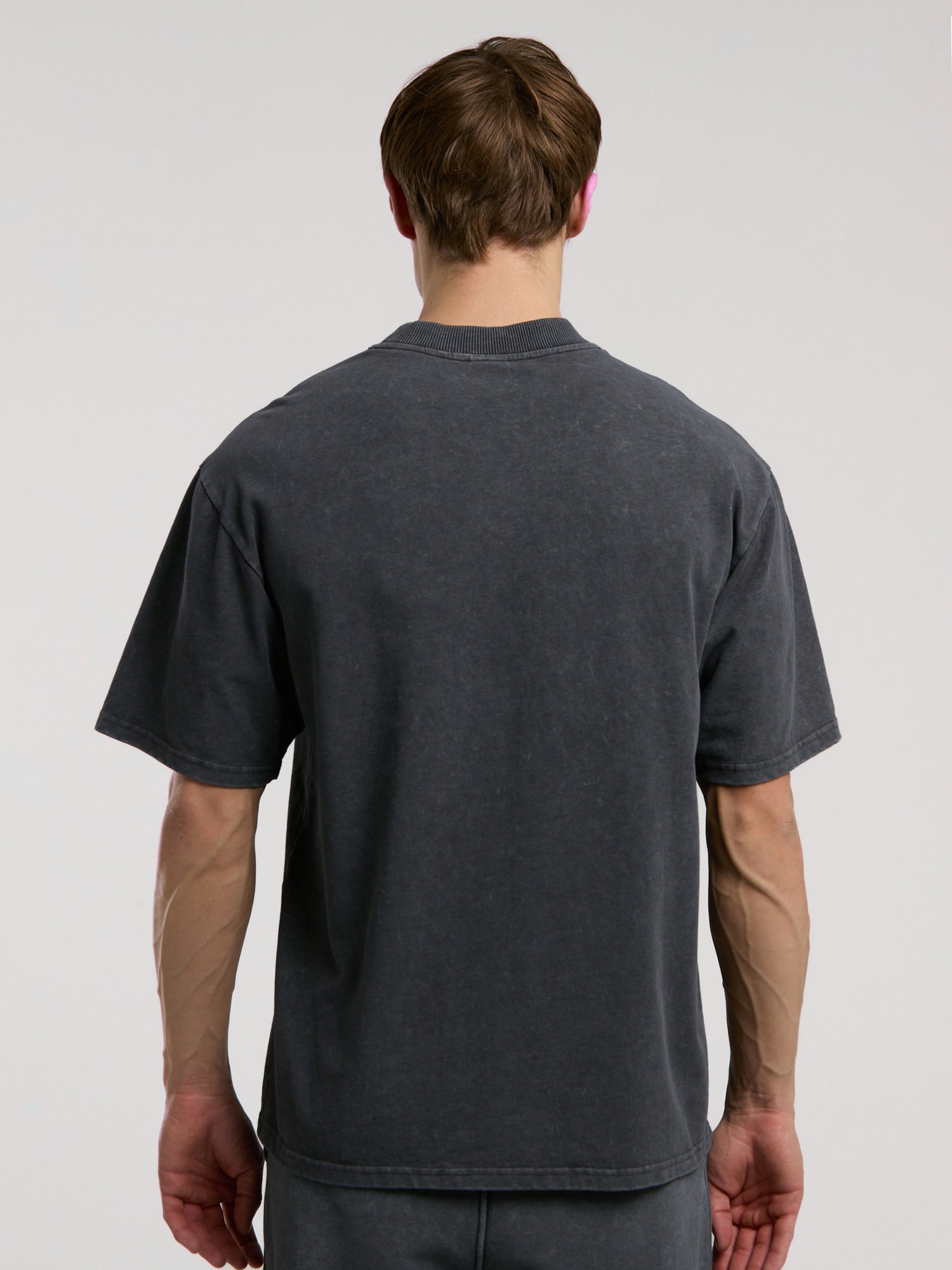 Everlast Authentic Boxing Oversize Antrasit Erkek Tişört - 5