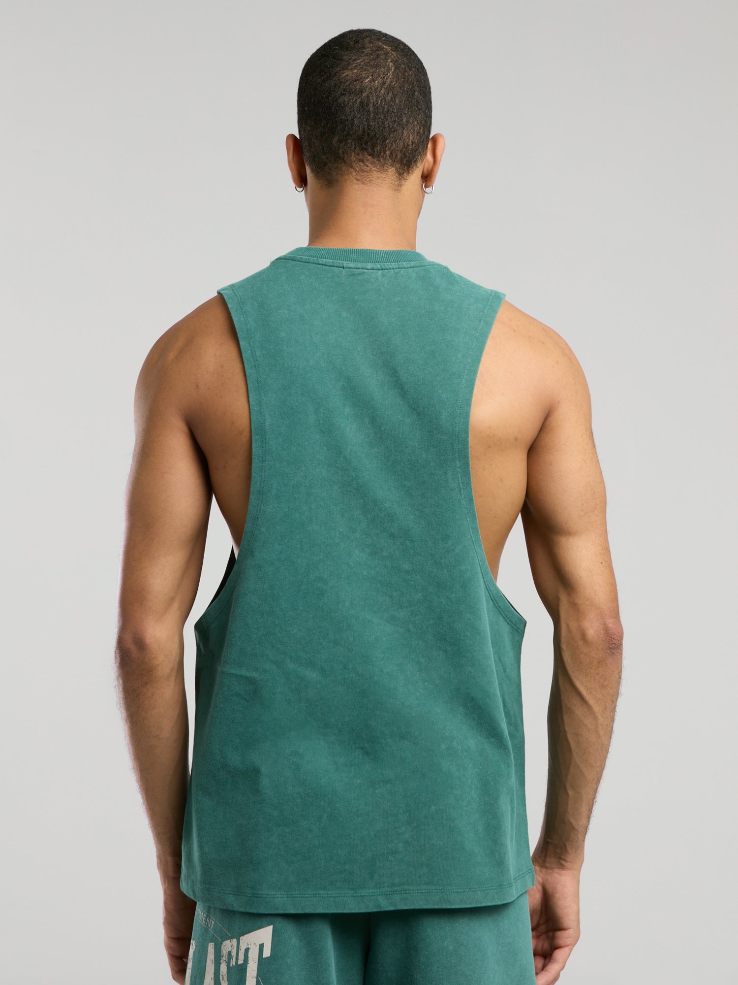 Everlast Authentic Boxing Oversize Koyu Yeşil Erkek Atlet - 3