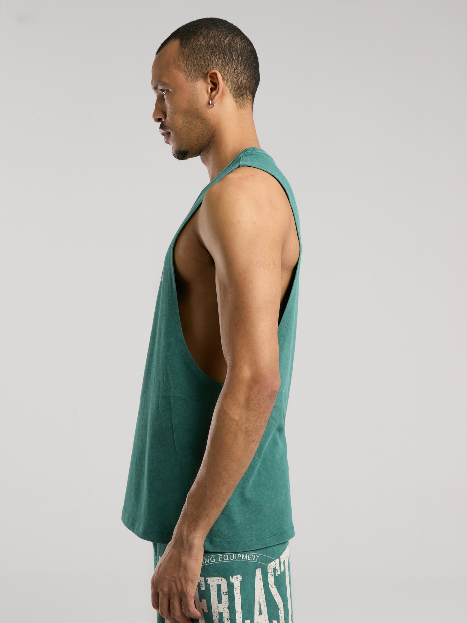 Everlast Authentic Boxing Oversize Koyu Yeşil Erkek Atlet - 6