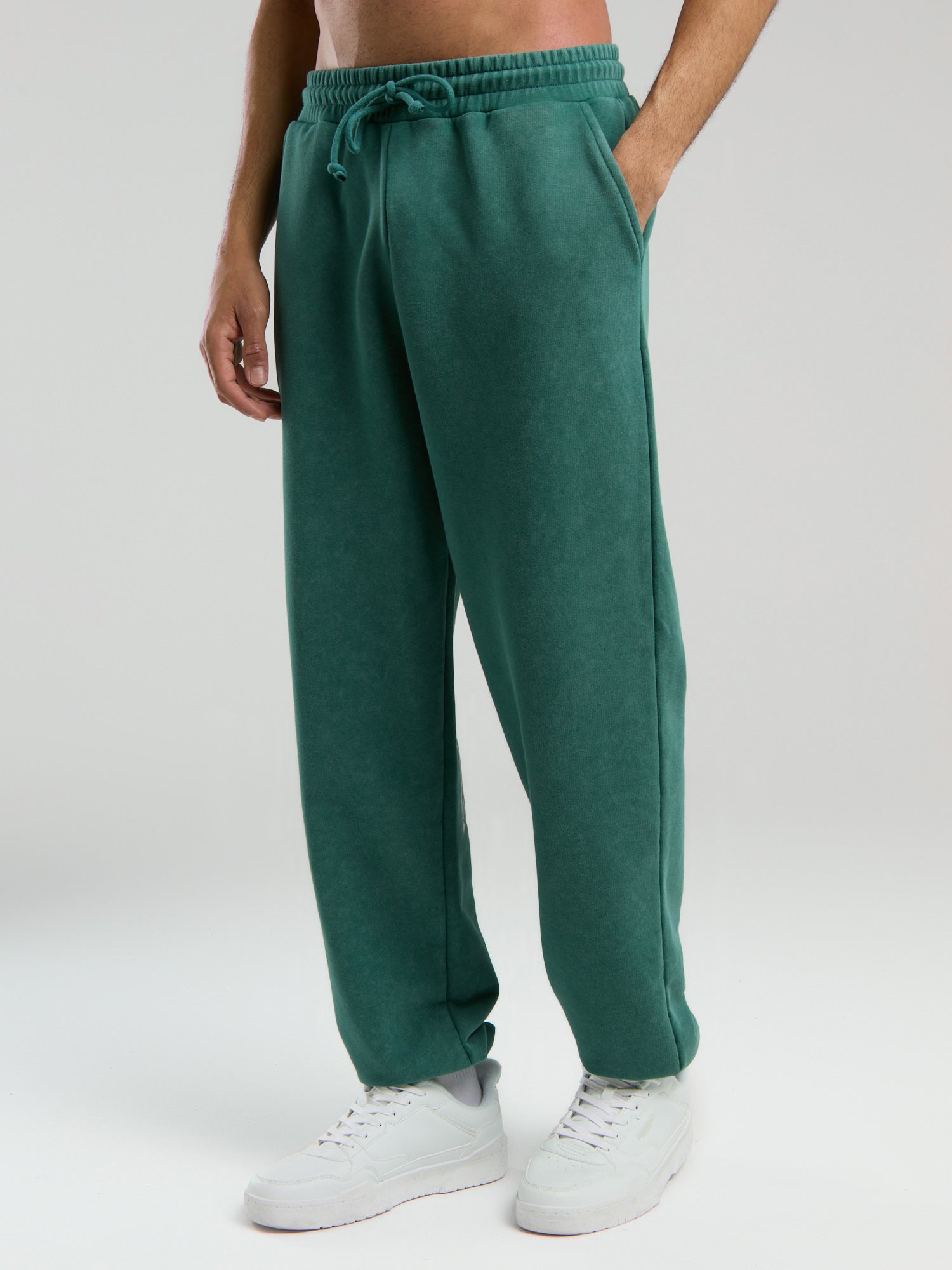 Everlast Authentic Boxing Oversize Koyu Yeşil Erkek Eşofman Altı - 4