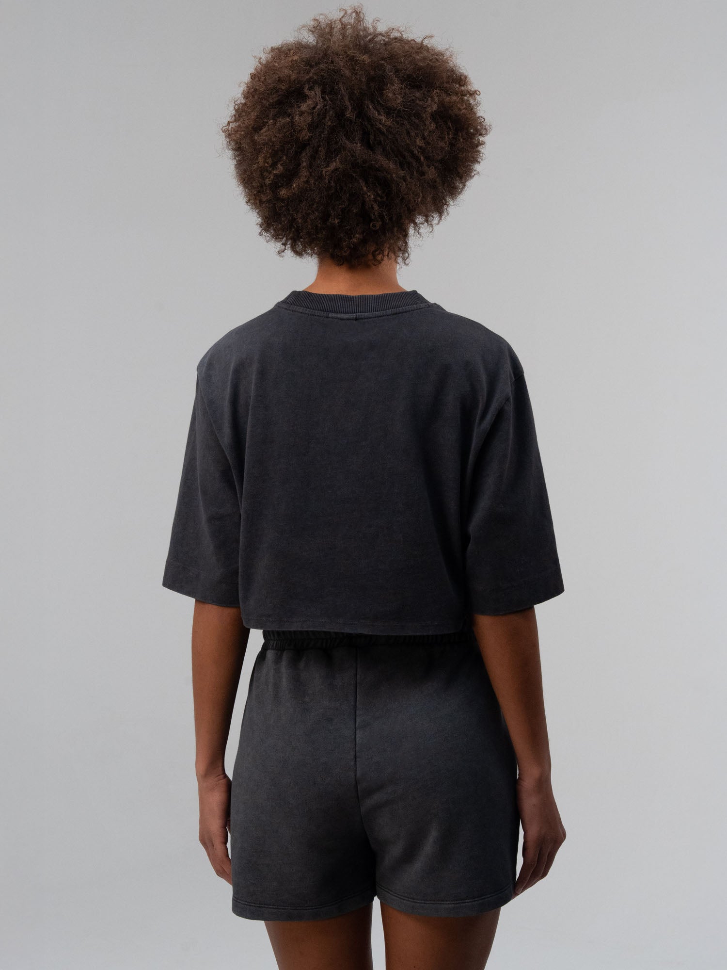 Everlast Authentic Boxing Wmn Antrasit Kadın Crop Tişört - 6