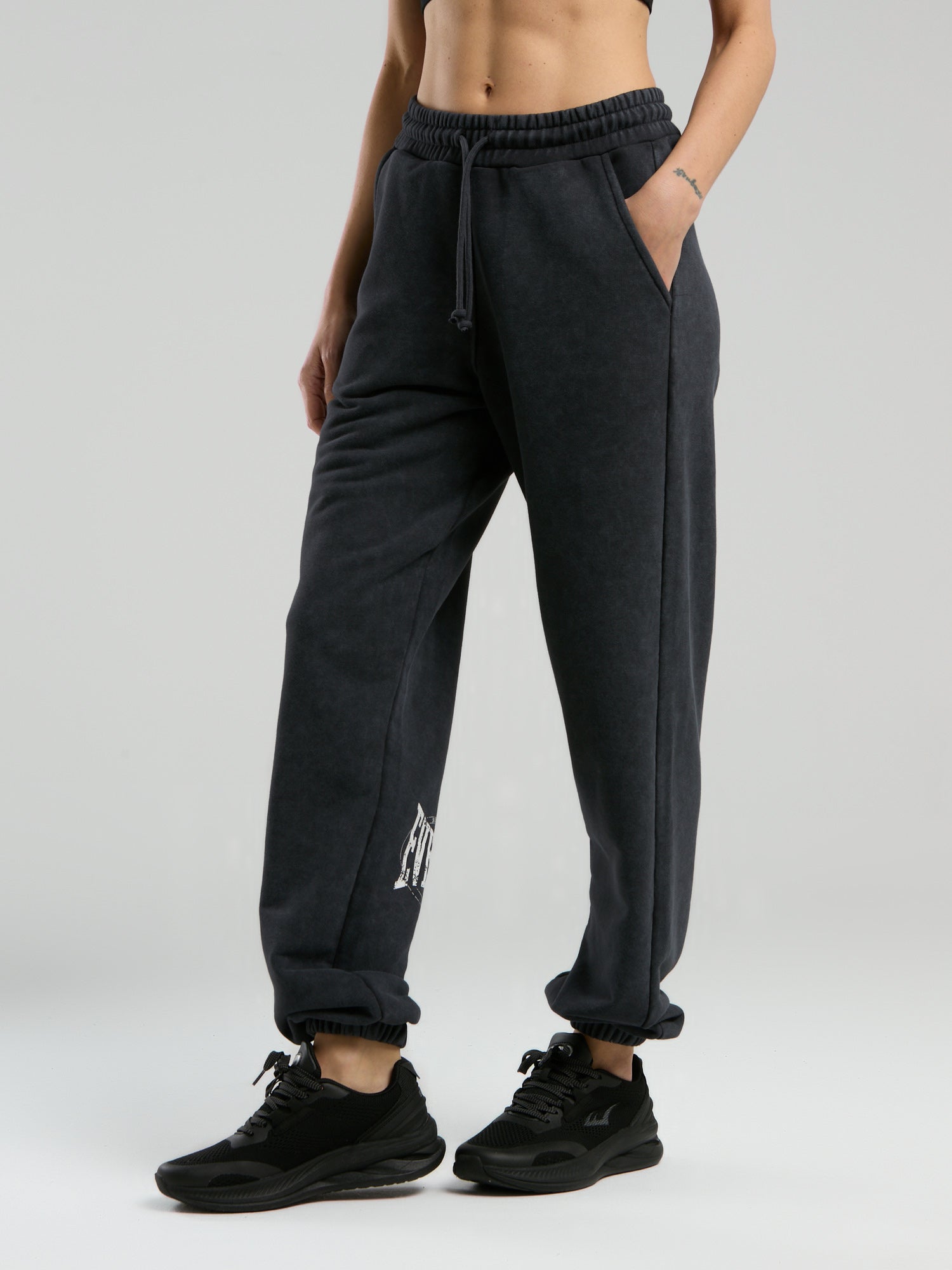 Everlast Authentic Boxing Wmn Antrasit Kadın Eşofman Altı - 4