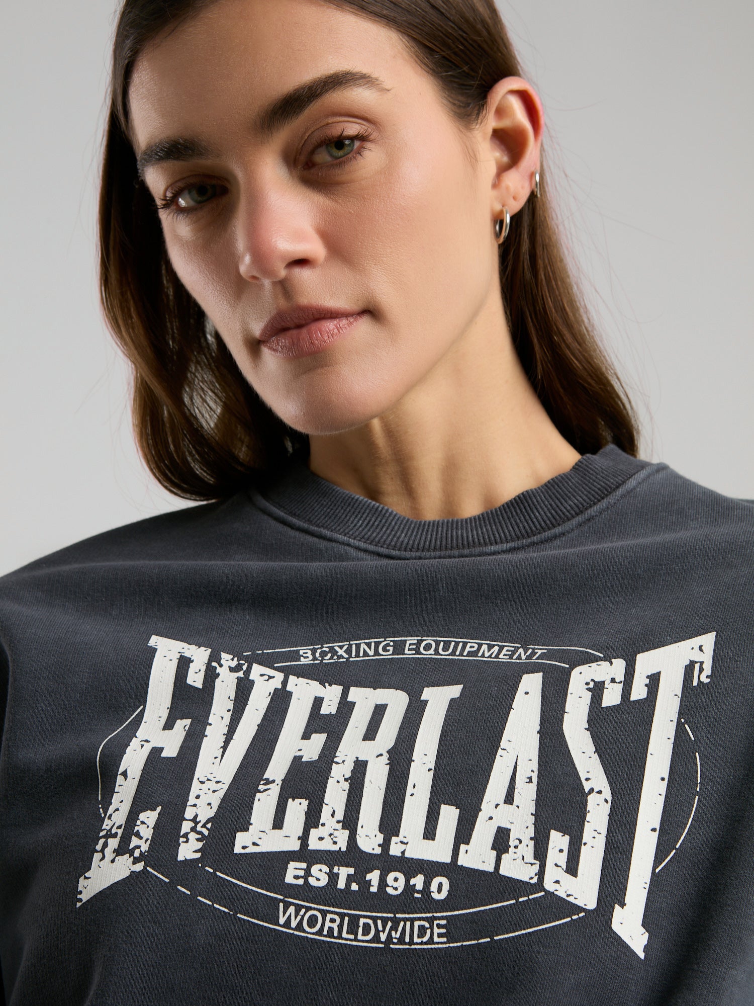 Everlast Authentic Boxing Wmn Antrasit Kadın Sweatshirt - 3