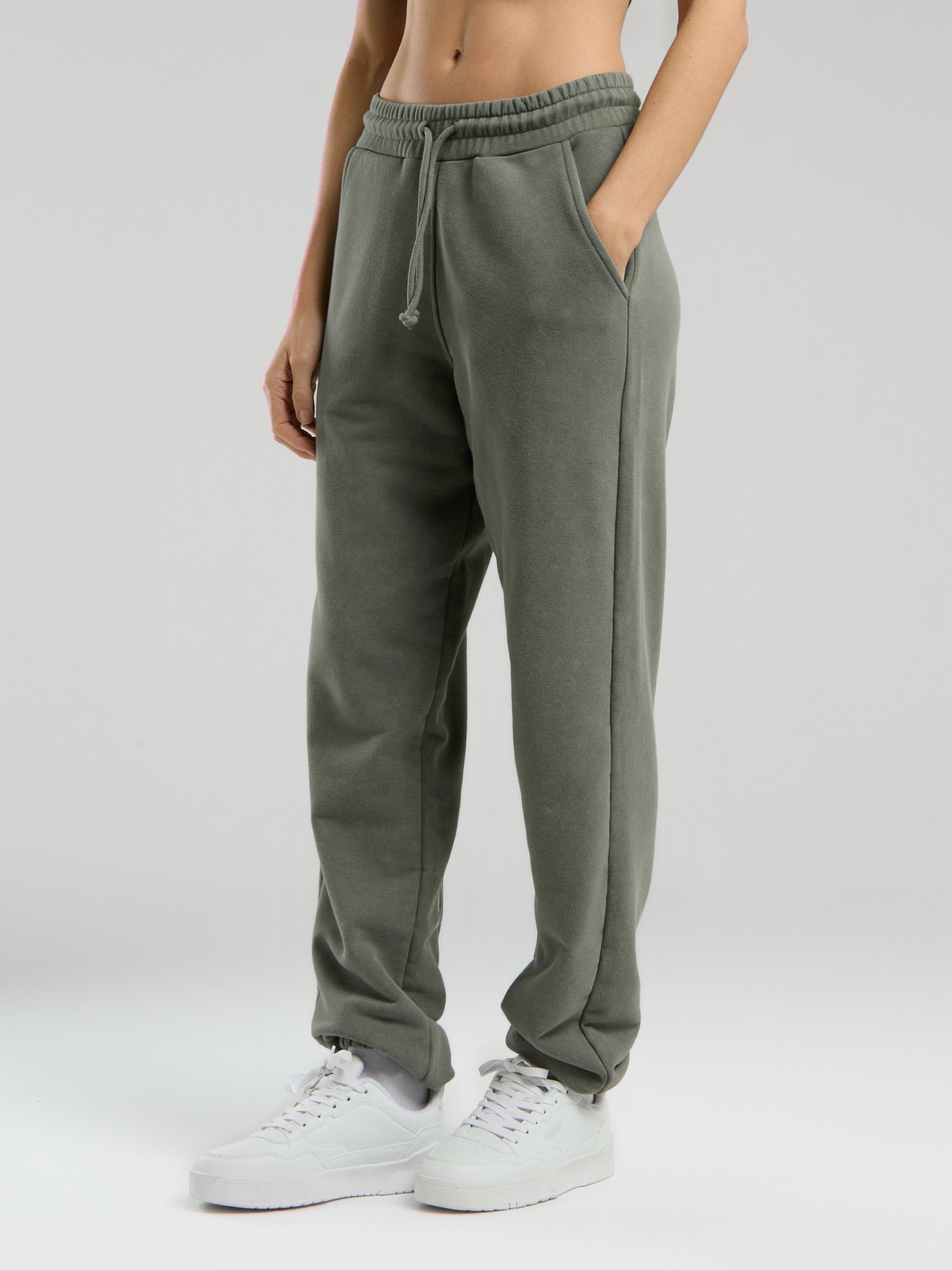 Everlast Authentic Boxing Wmn Haki Kadın Eşofman Altı - 4