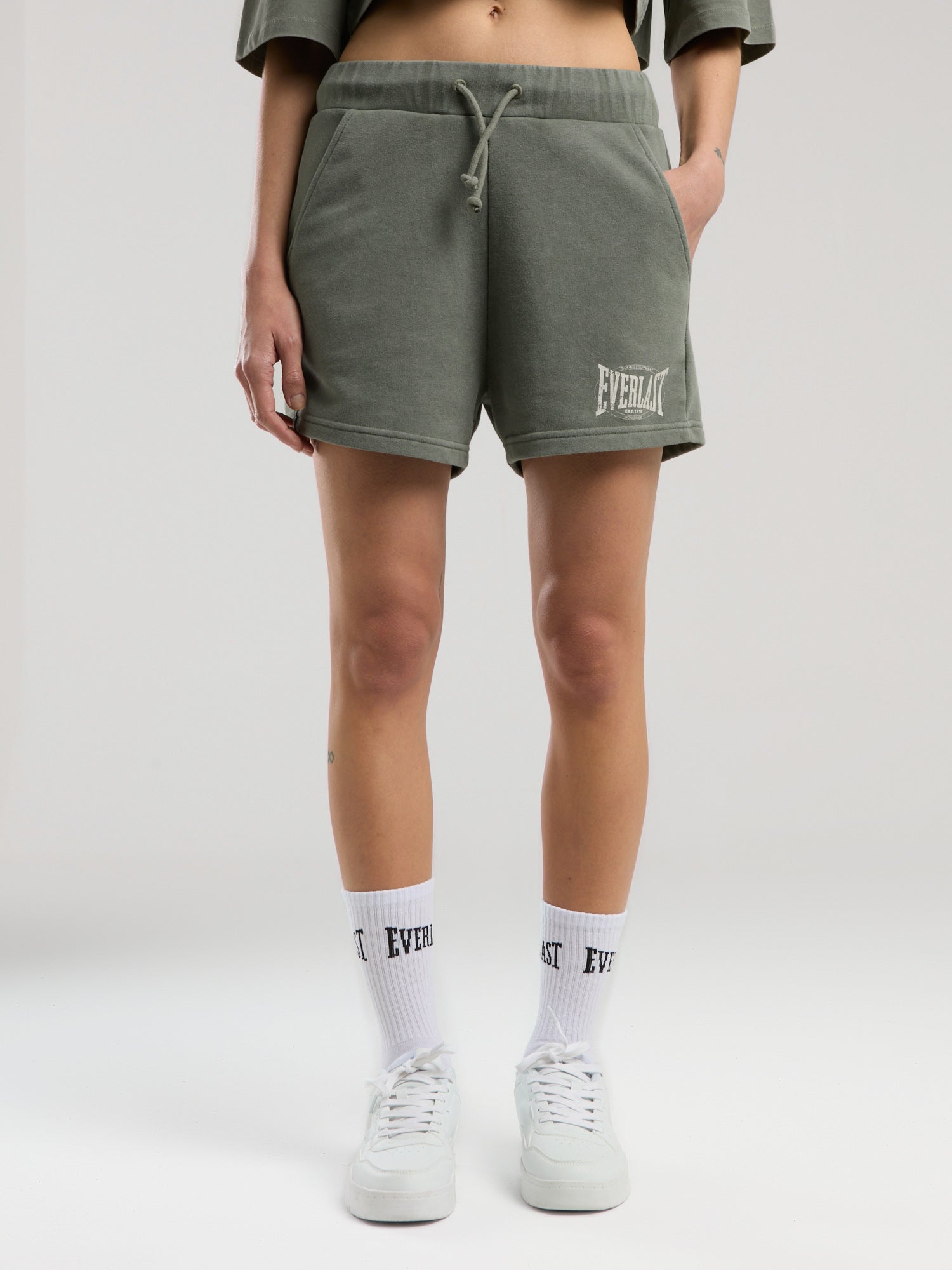 Everlast Authentic Boxing Wmn Haki Kadın Şort