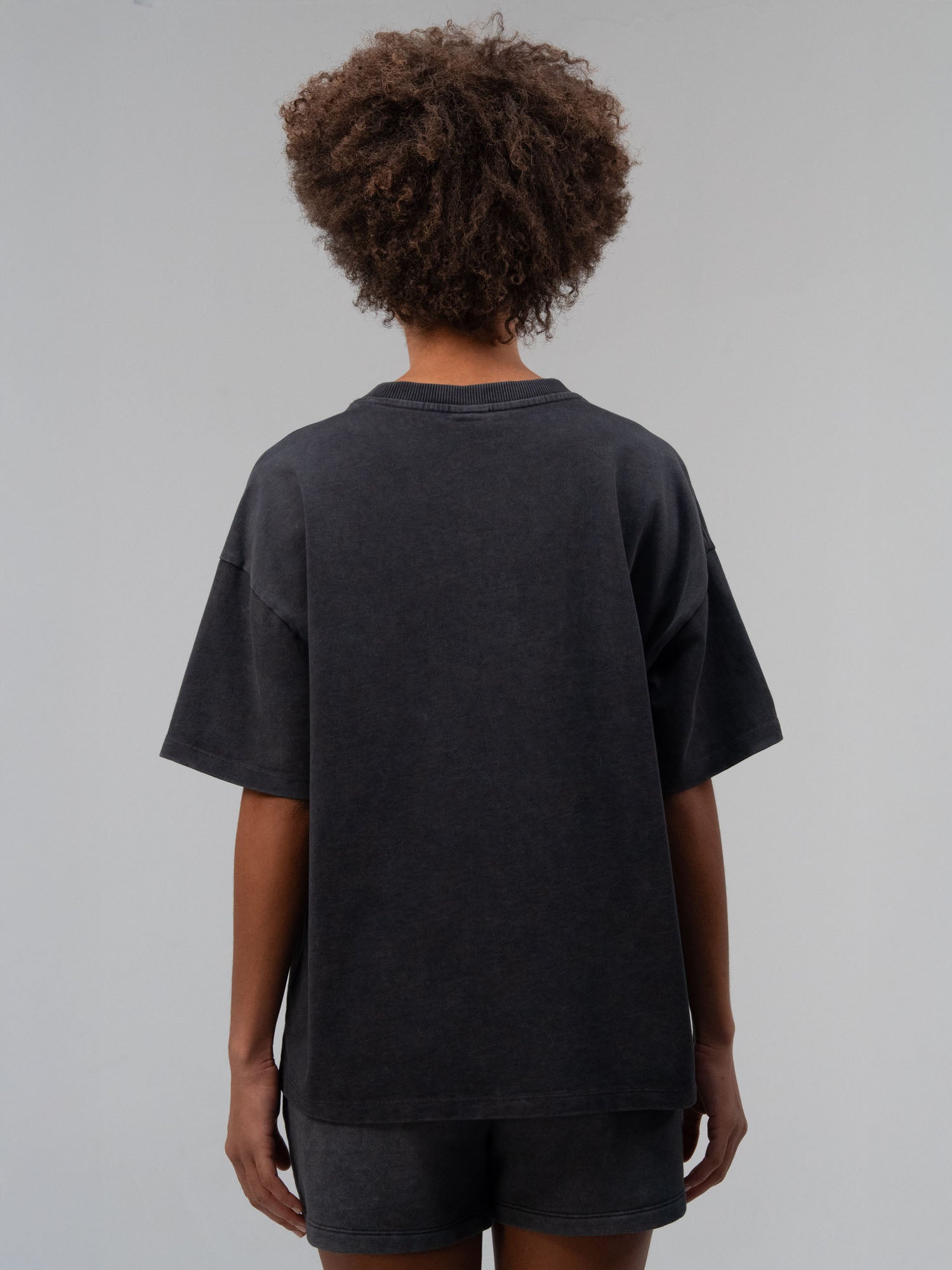 Everlast Authentic Boxing Wmn Oversize Antrasit Kadın Tişört - 4