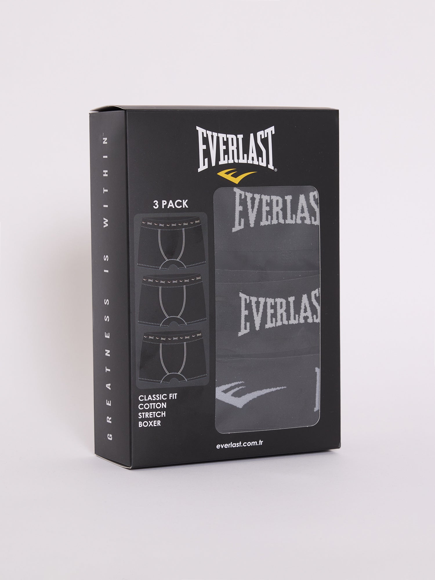Everlast 3'lü Siyah Boxer - 8