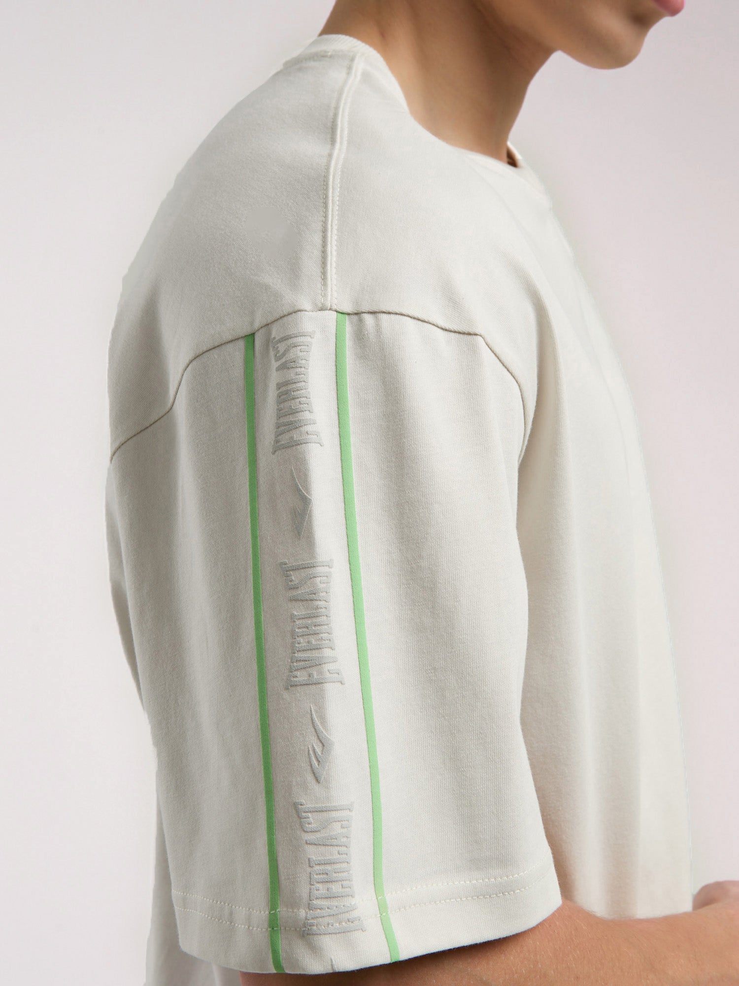 Everlast Boxing Club Oversize Açık Gri Erkek Tişört - 5