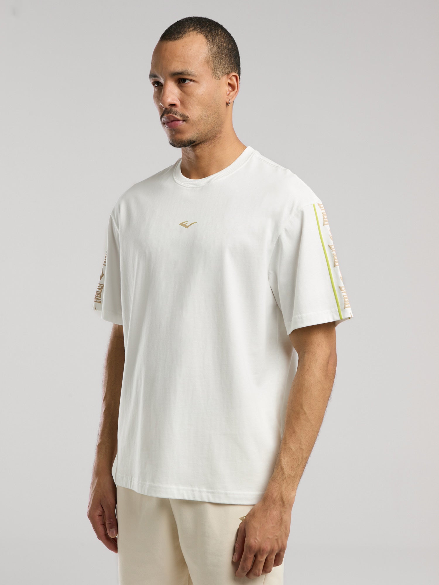 Everlast Boxing Club Oversize  Beyaz Erkek Tişört - 4