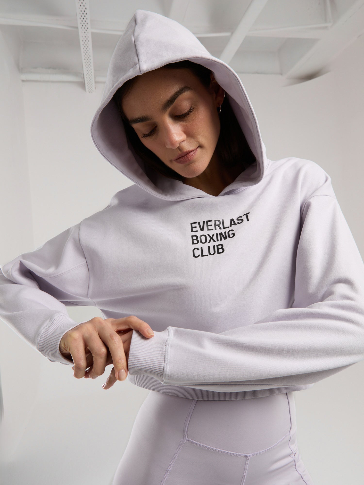 Everlast Boxing Club Wmn Crop Uzun Kollu Lila Kadın Sweatshirt - 6