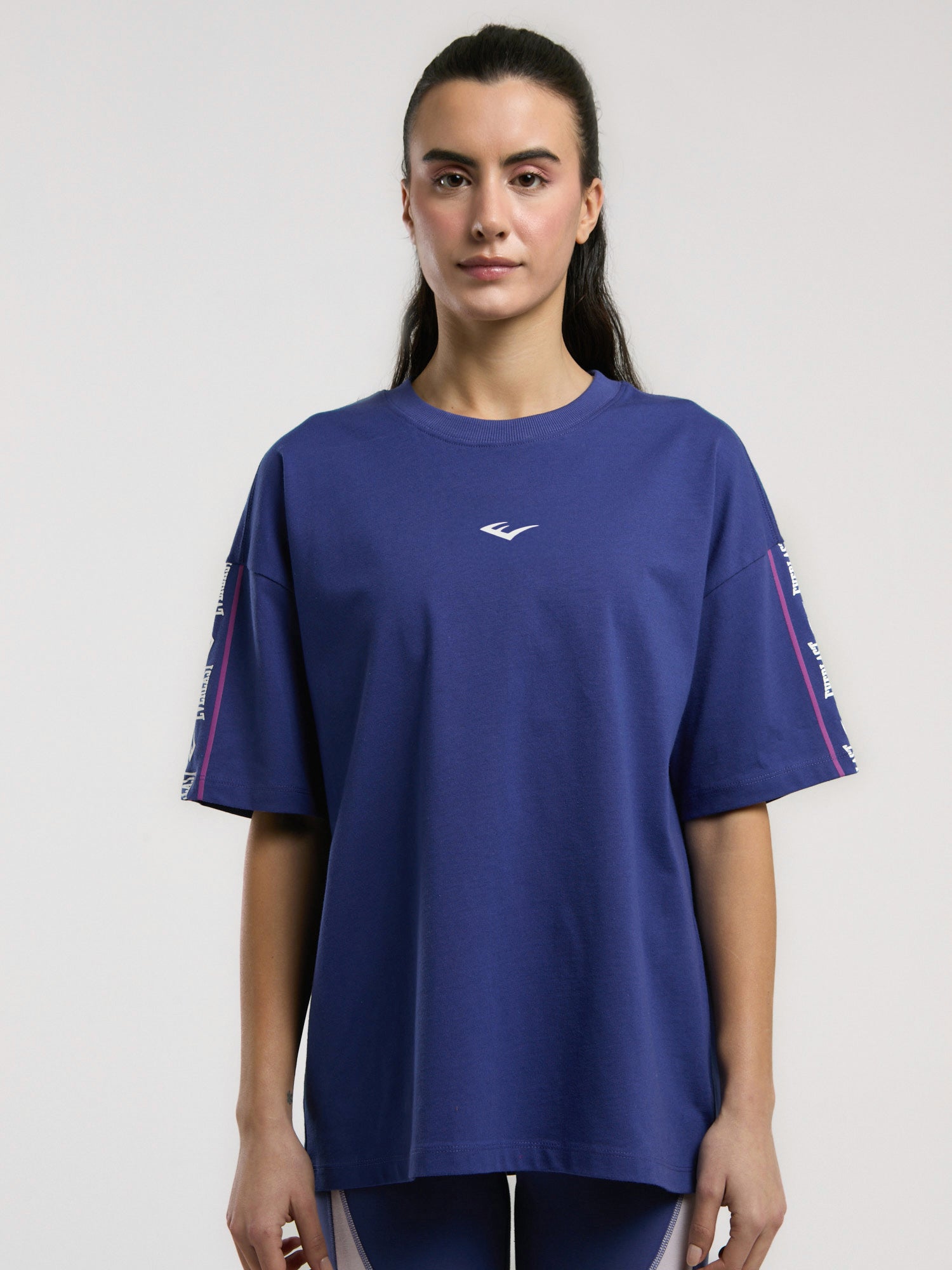 Everlast Boxing Club Wmn Oversize Koyu İndigo Kadın Tişört