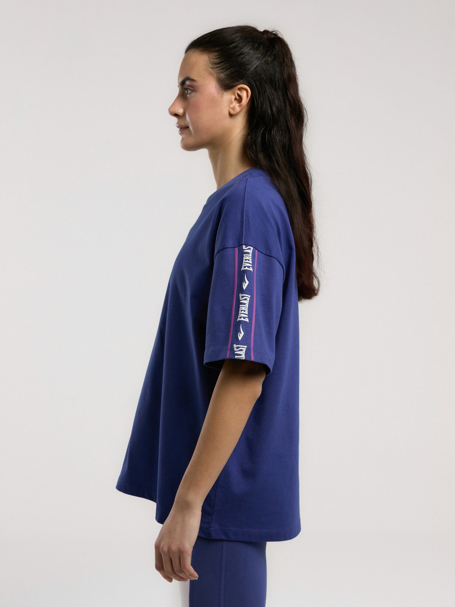 Everlast Boxing Club Wmn Oversize Koyu İndigo Kadın Tişört - 4