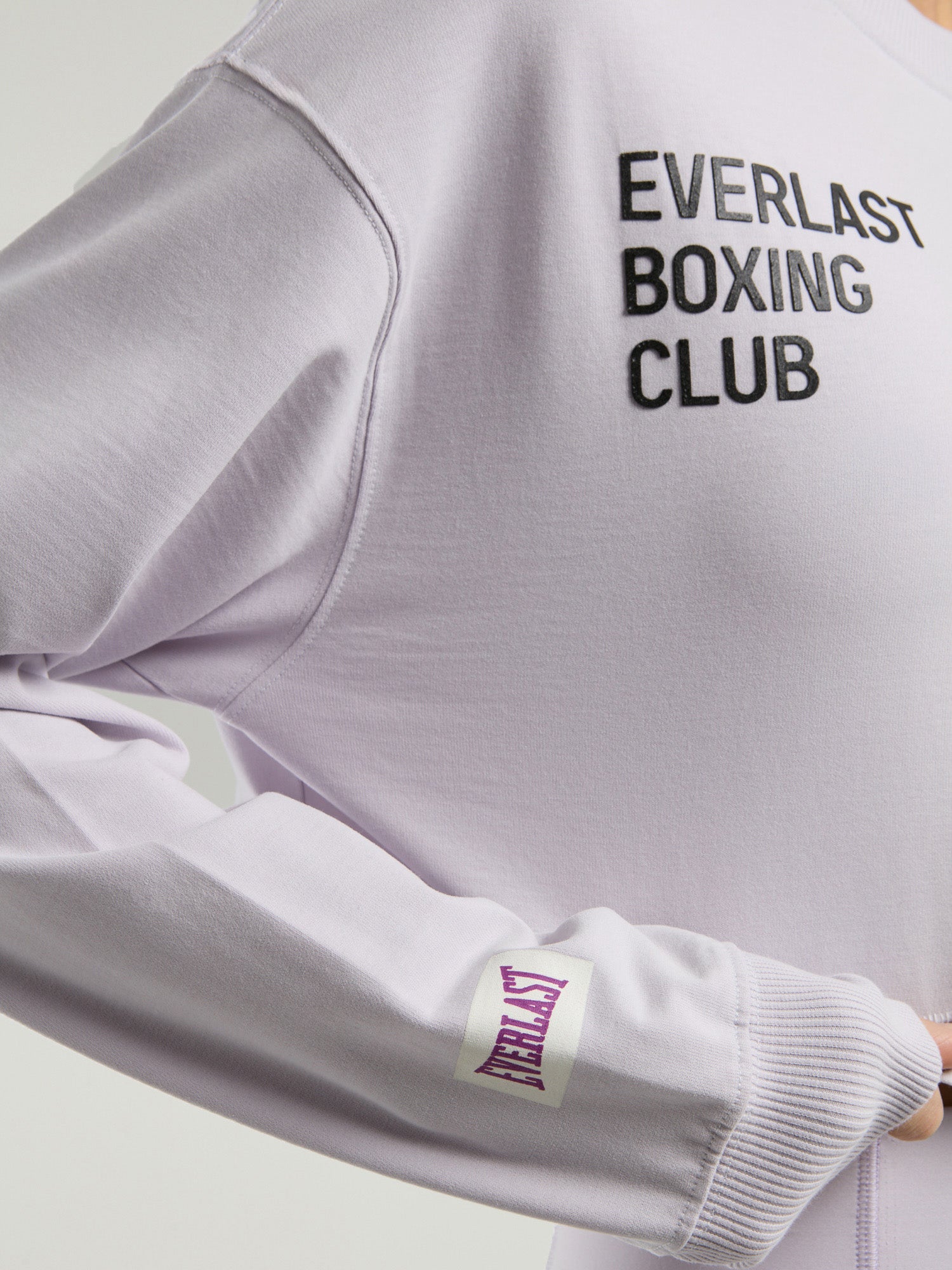 Everlast Boxing Club Wmn Oversize Uzun Kollu Lila Kadın Tişört - 3