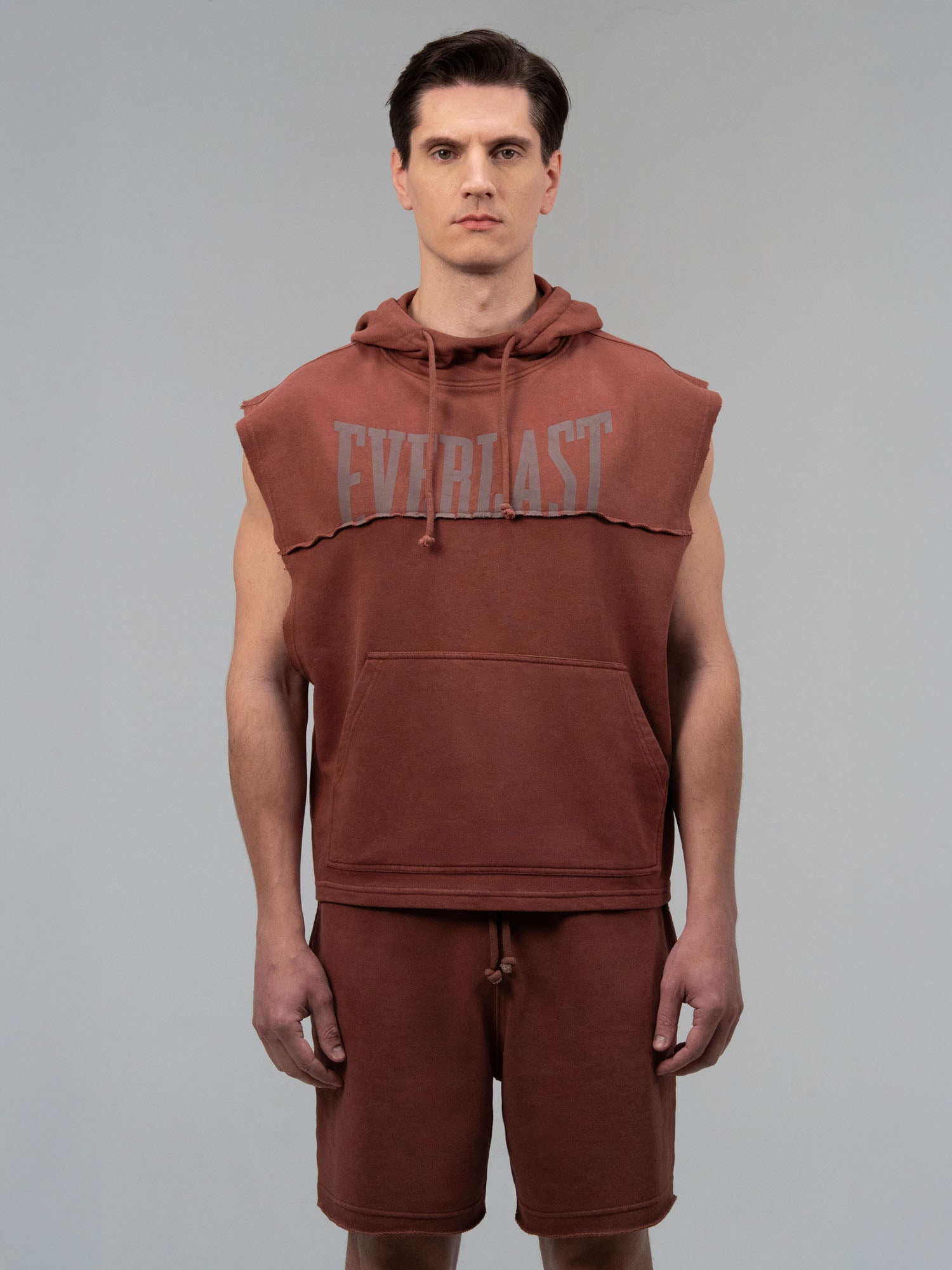 Everlast Boxing Heritage Oversize Bordo Erkek Kolsuz Sweatshirt