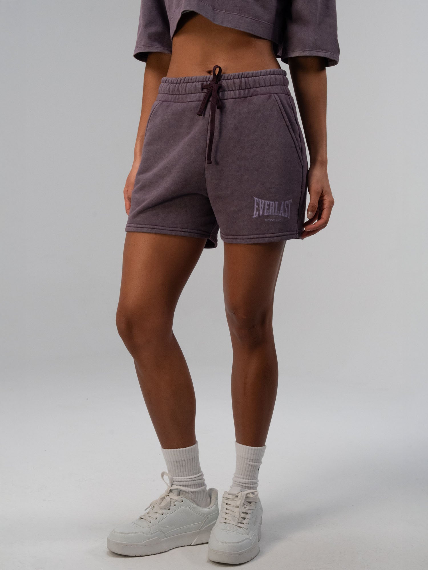 Everlast Bronx 1910 Mor Kadın Şort