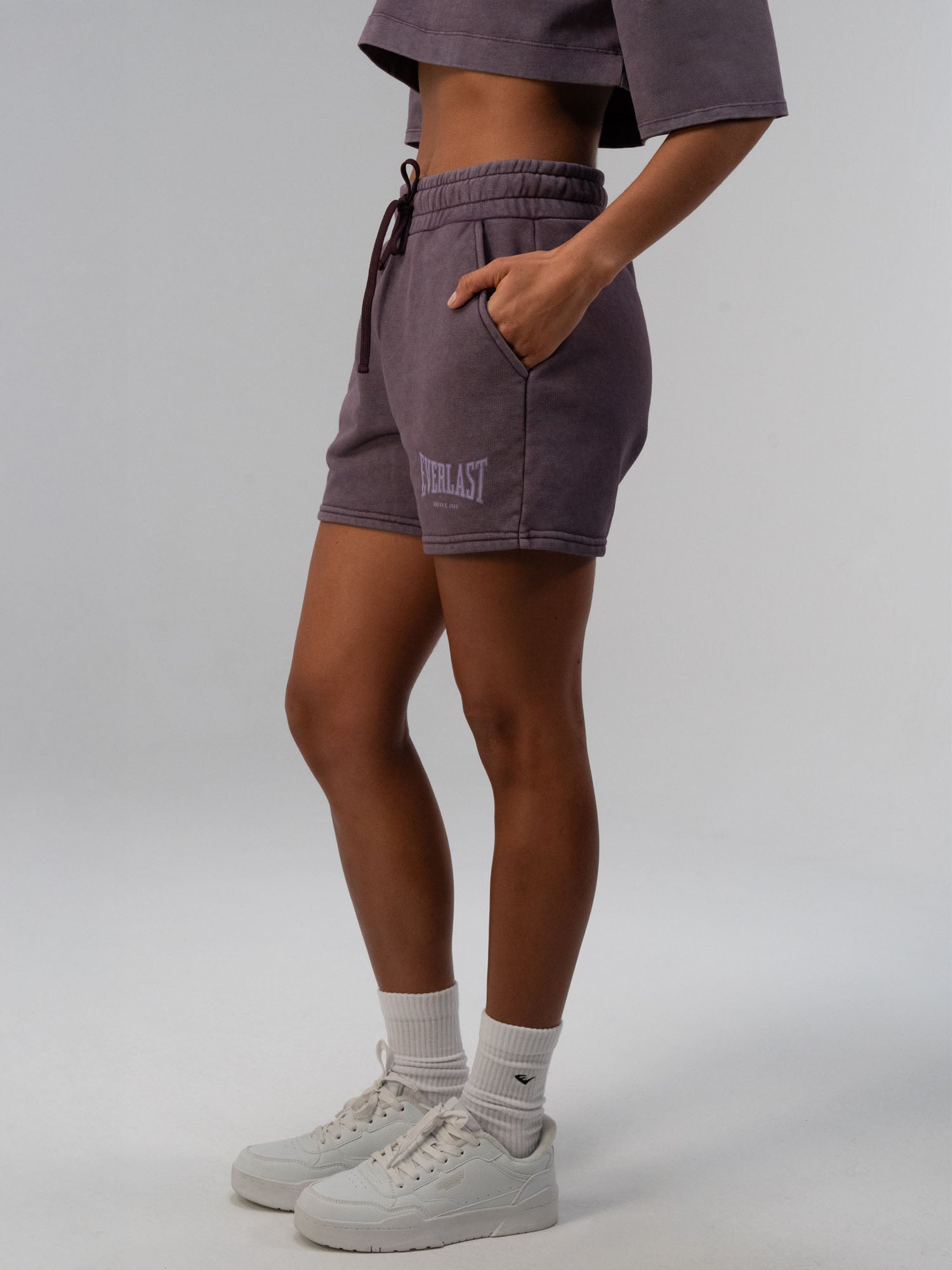 Everlast Bronx 1910 Mor Kadın Şort - 3