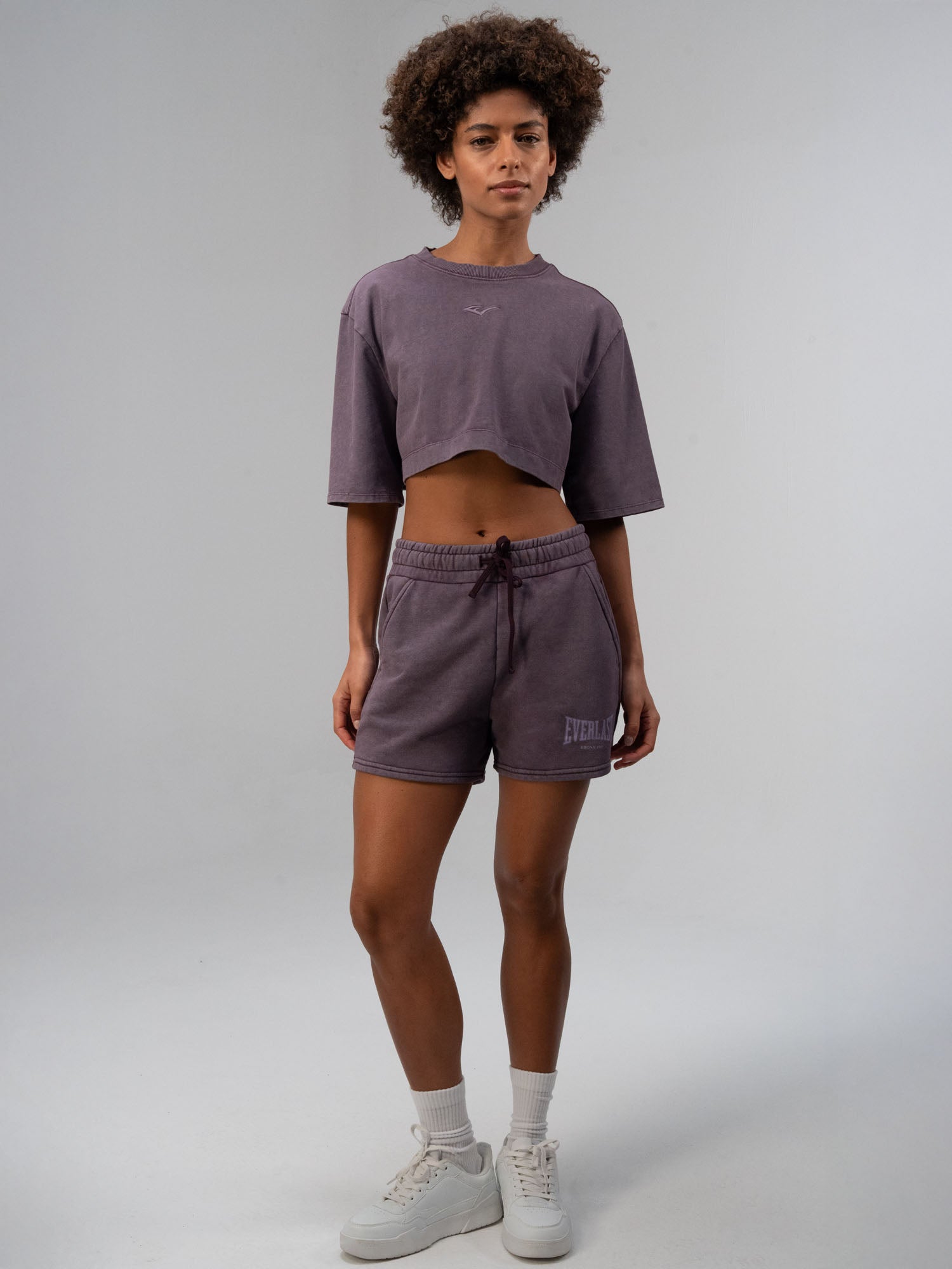 Everlast Bronx 1910 Mor Kadın Şort - 5