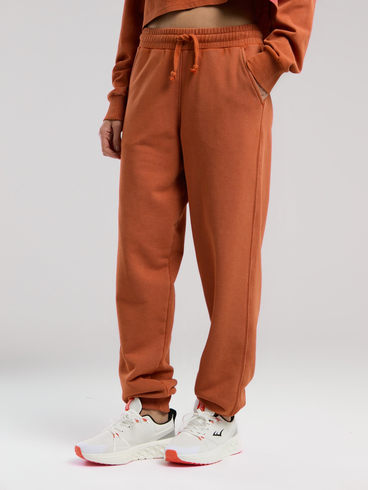 Everlast Bronx 1910 Oversize Turuncu Kadın Eşofman Altı - 4