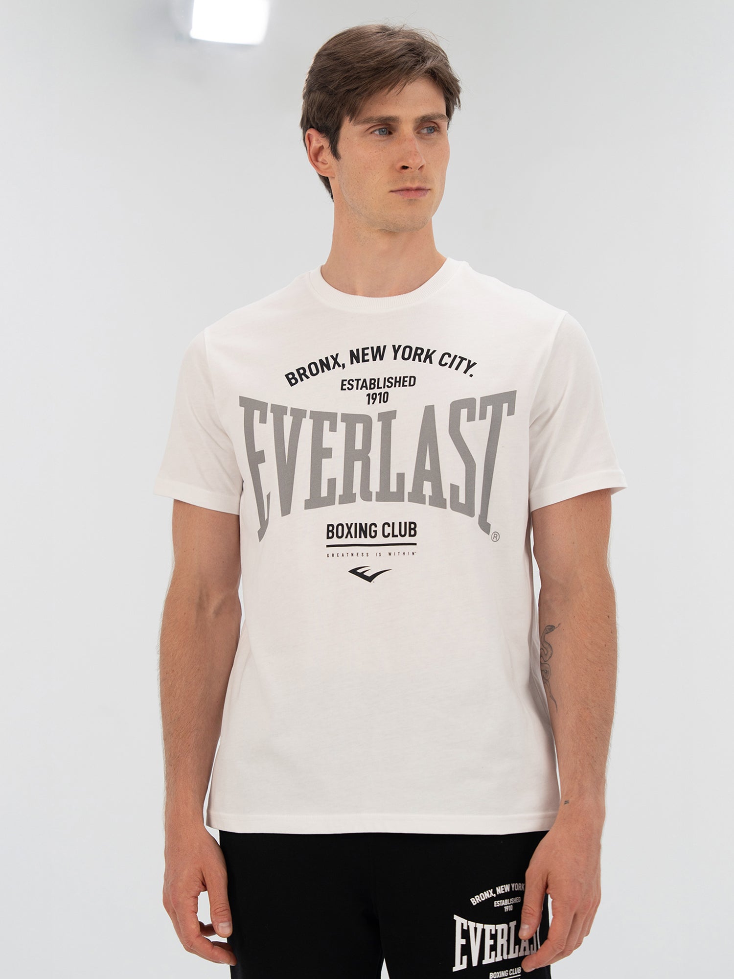 Everlast Bronx NYC Regular Beyaz Erkek Tişört