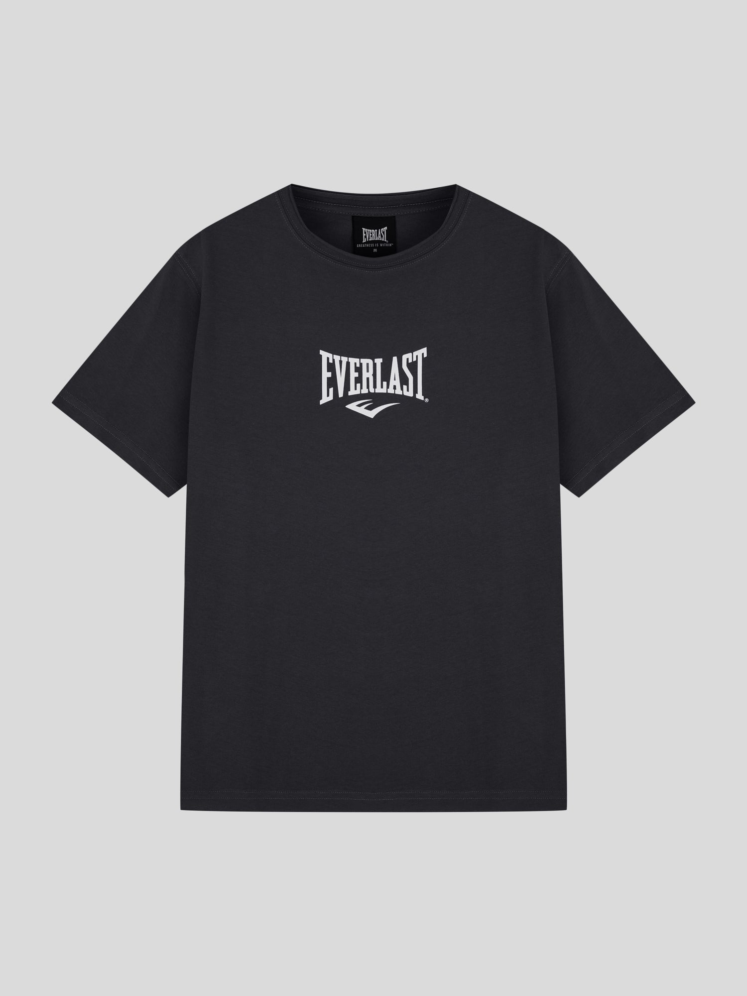 Everlast Comp Logo Regular Kesik Yaka Antrasit Erkek Tişört