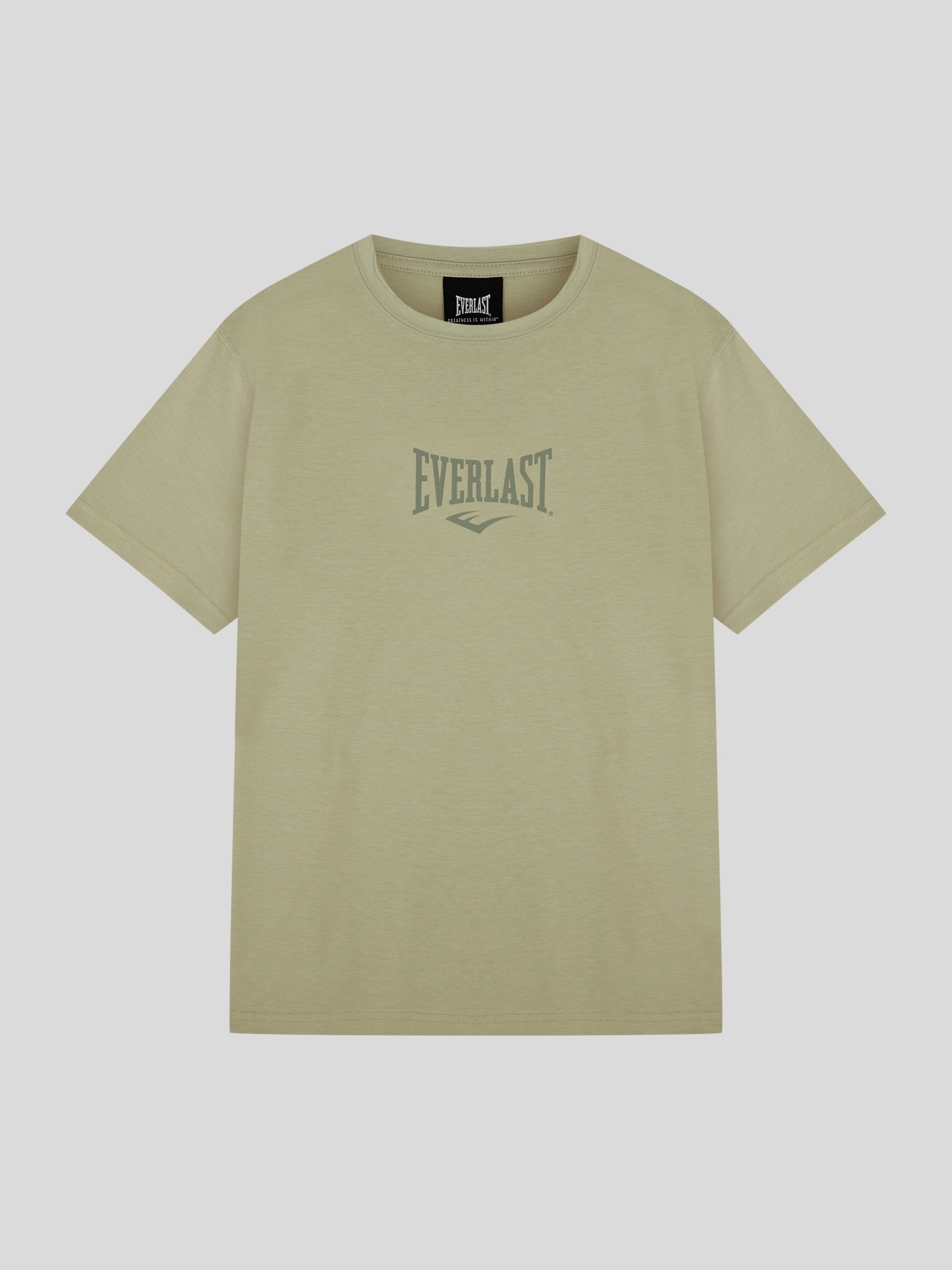 Everlast Comp Logo Regular Kesik Yaka Çay Yeşili Erkek Tişört