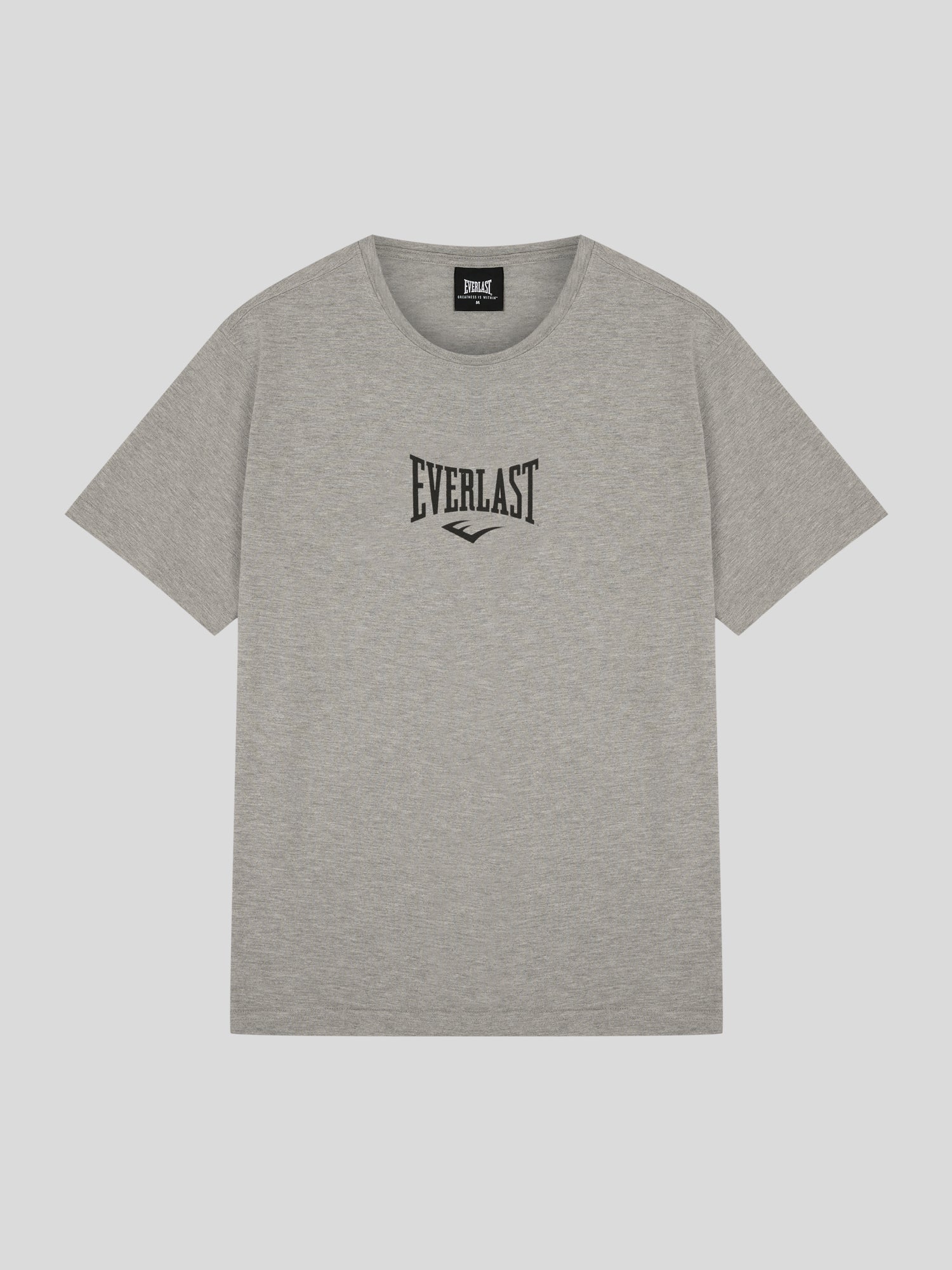 Everlast Comp Logo Regular Kesik Yaka Gri Erkek Tişört