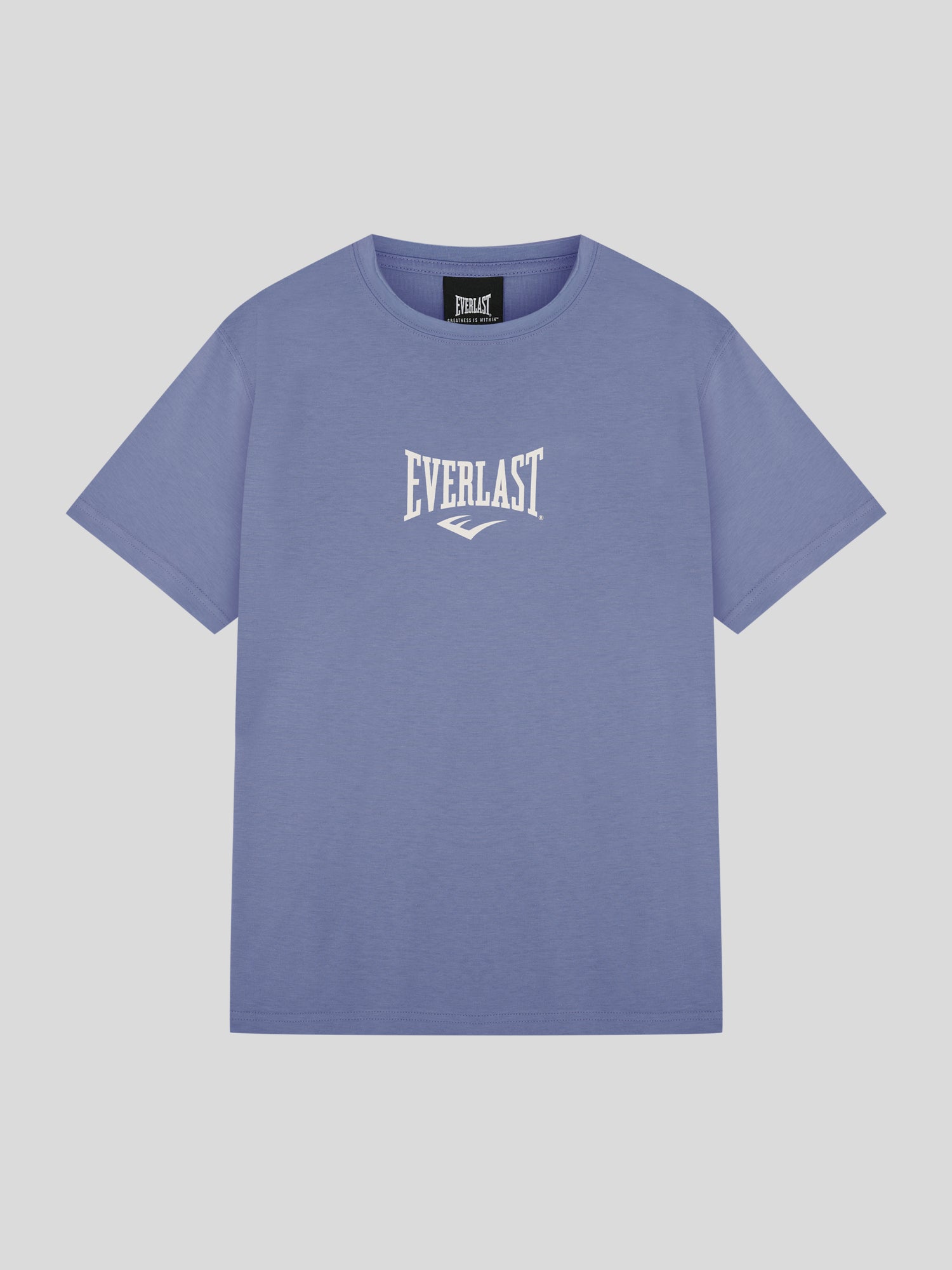 Everlast Comp Logo Regular Kesik Yaka İndigo Mavi Erkek Tişört