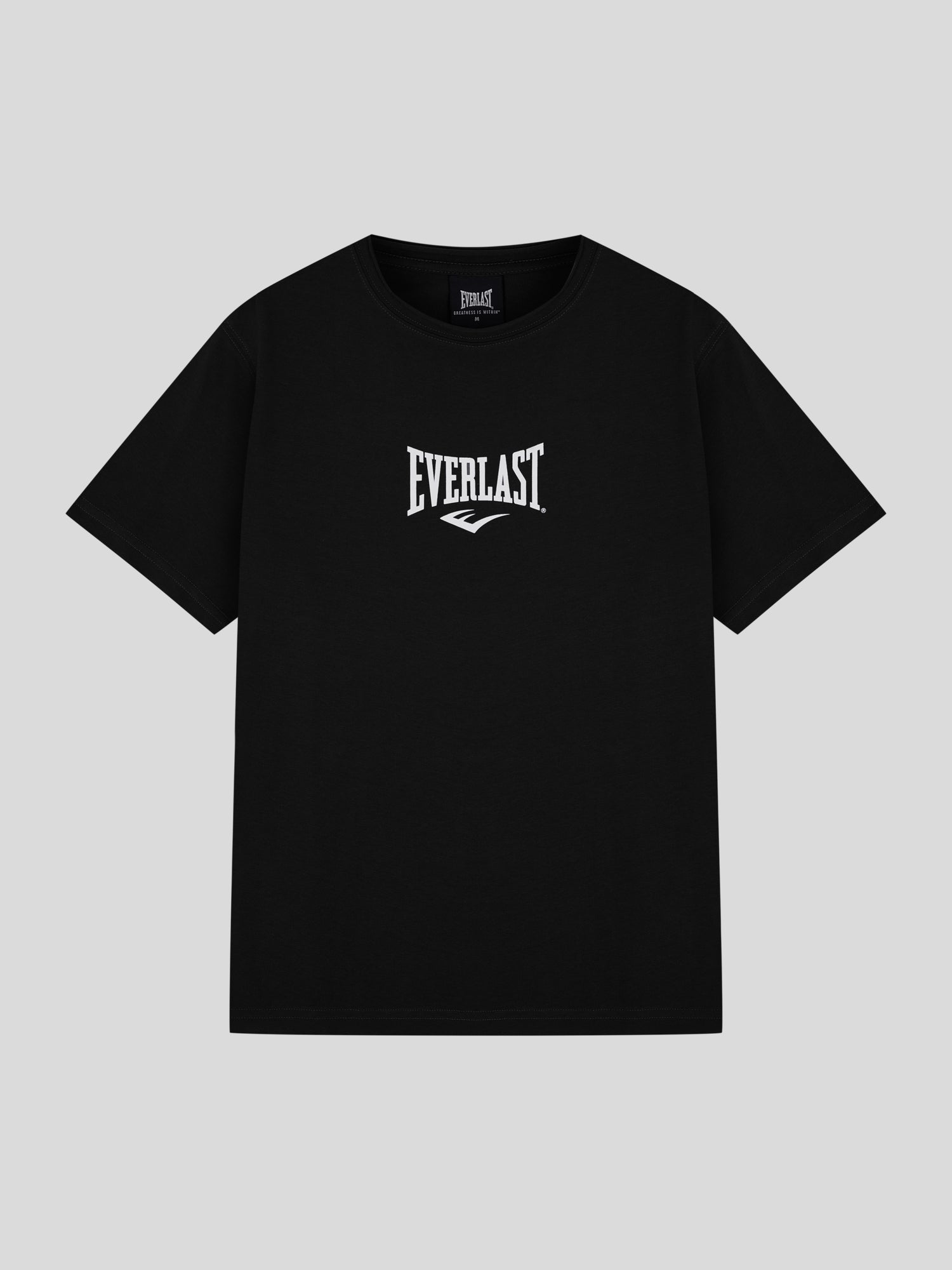 Everlast Comp Logo Regular Kesik Yaka Siyah Erkek Tişört