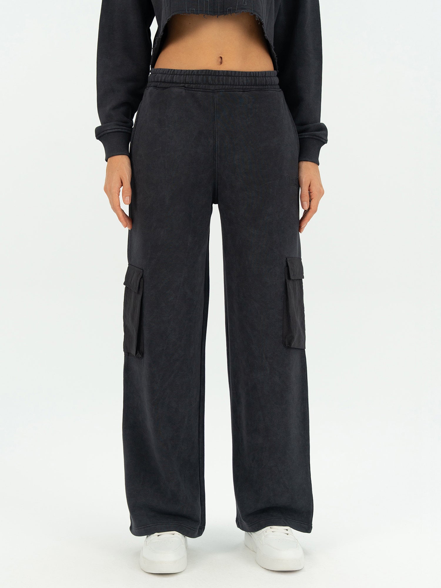 Everlast Cool Relax Wmn Comfort Antrasit Kadın Cepli Eşofman Altı